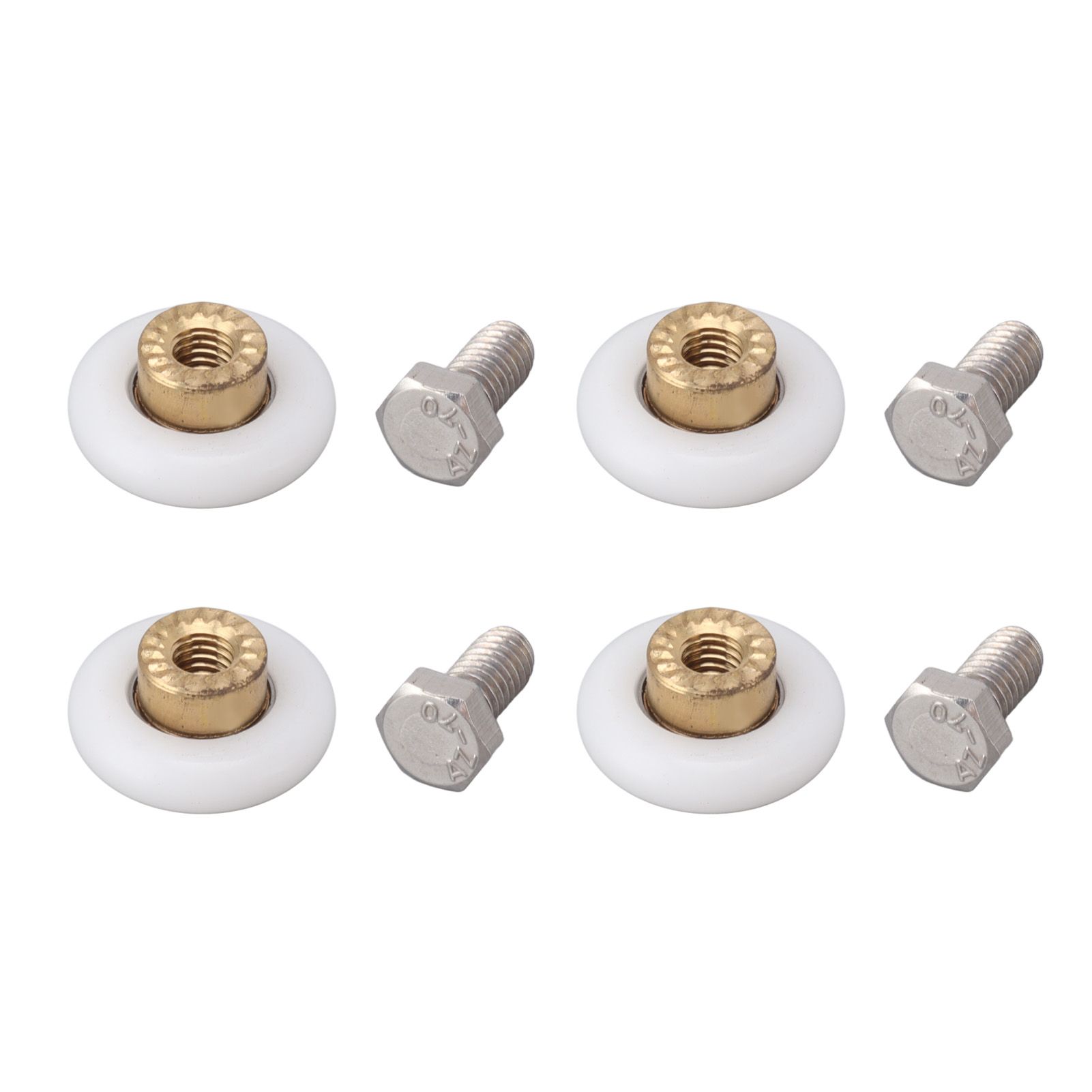 4 Set Shower Door Rollers Runners Wheels Bathroom Glass Door Rollers Runners view 9