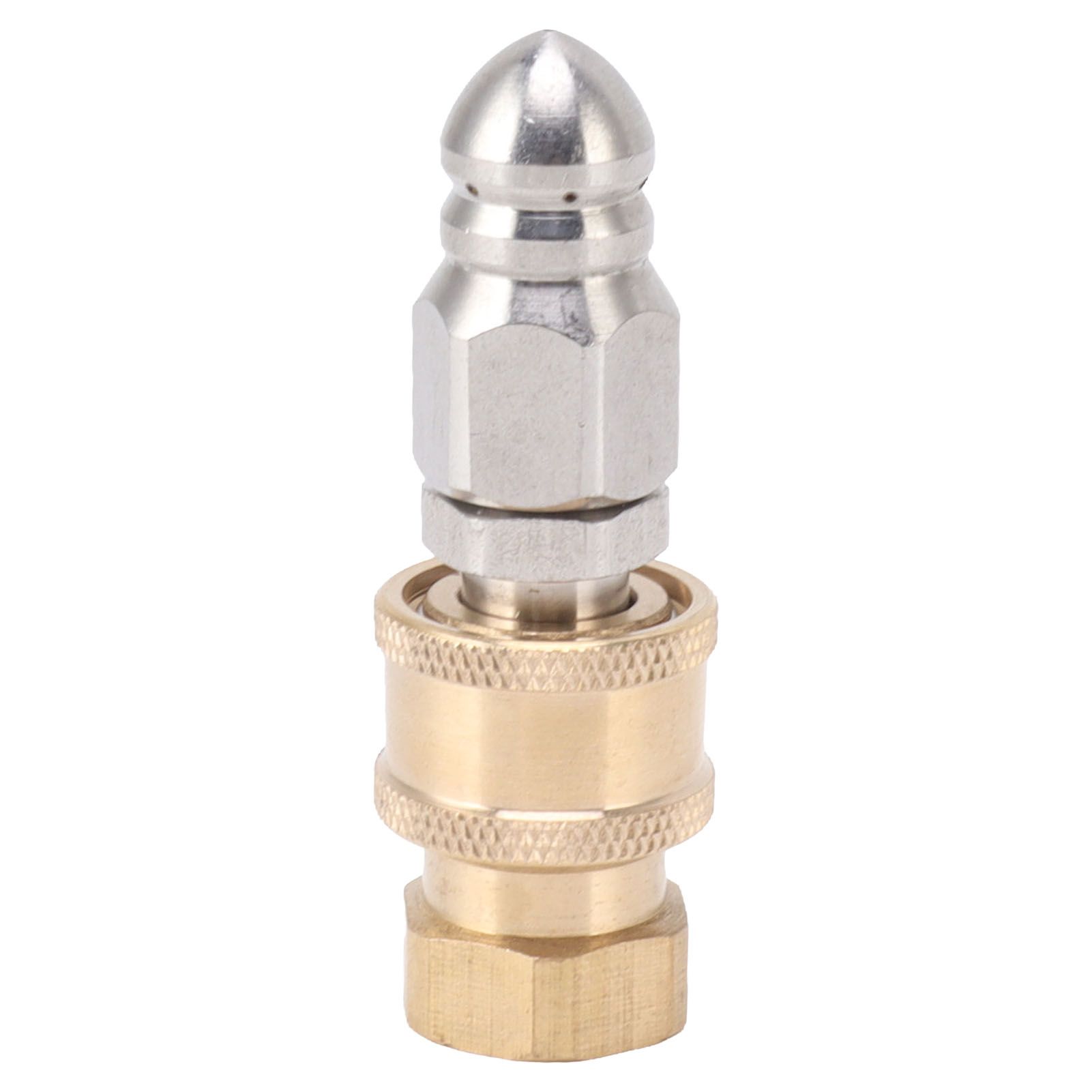 Compact Sewer Nozzle G1/4 Quick Insert Drain Hose Nozzle Pressure Washer view 4