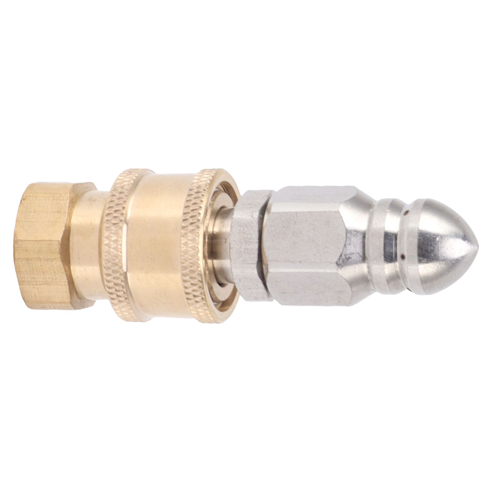 Compact Sewer Nozzle G1/4 Quick Insert Drain Hose Nozzle Pressure Washer view 5