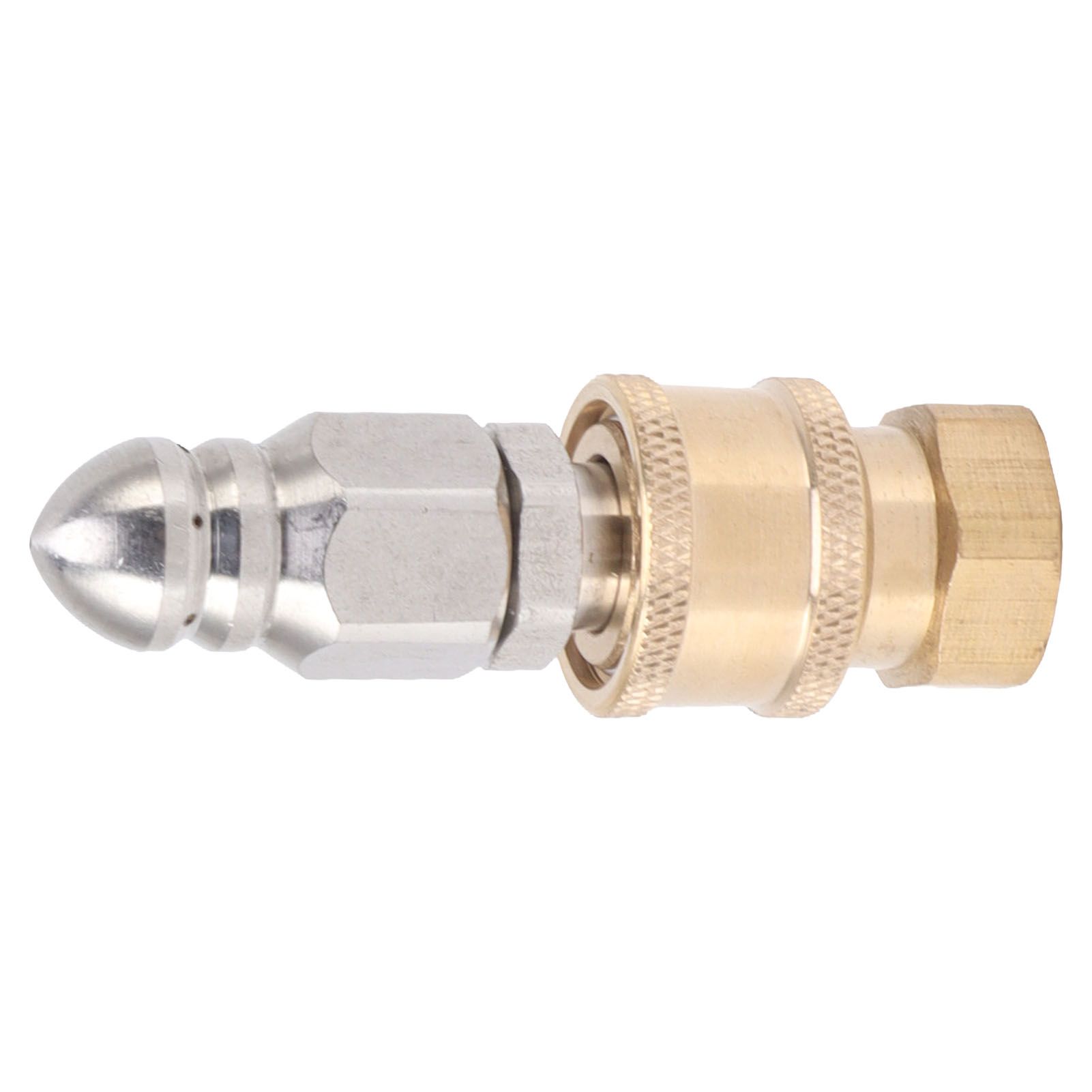 Compact Sewer Nozzle G1/4 Quick Insert Drain Hose Nozzle Pressure Washer view 6