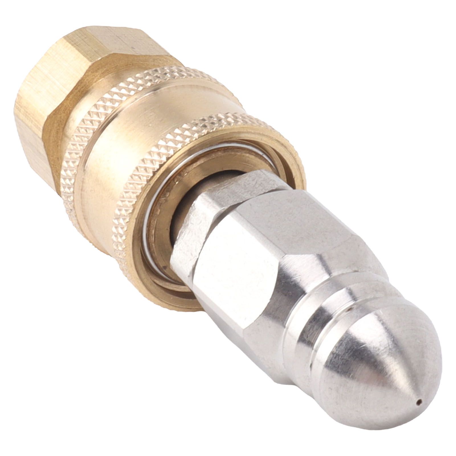 Compact Sewer Nozzle G1/4 Quick Insert Drain Hose Nozzle Pressure Washer view 7