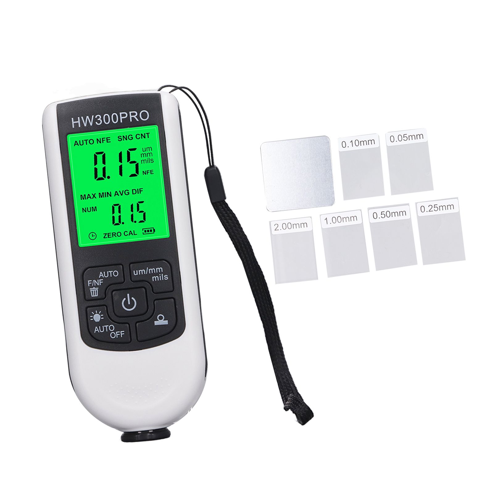 Coating Thickness Gauge High Accuracy Paint Depth Gauge Meter Antislip view 2