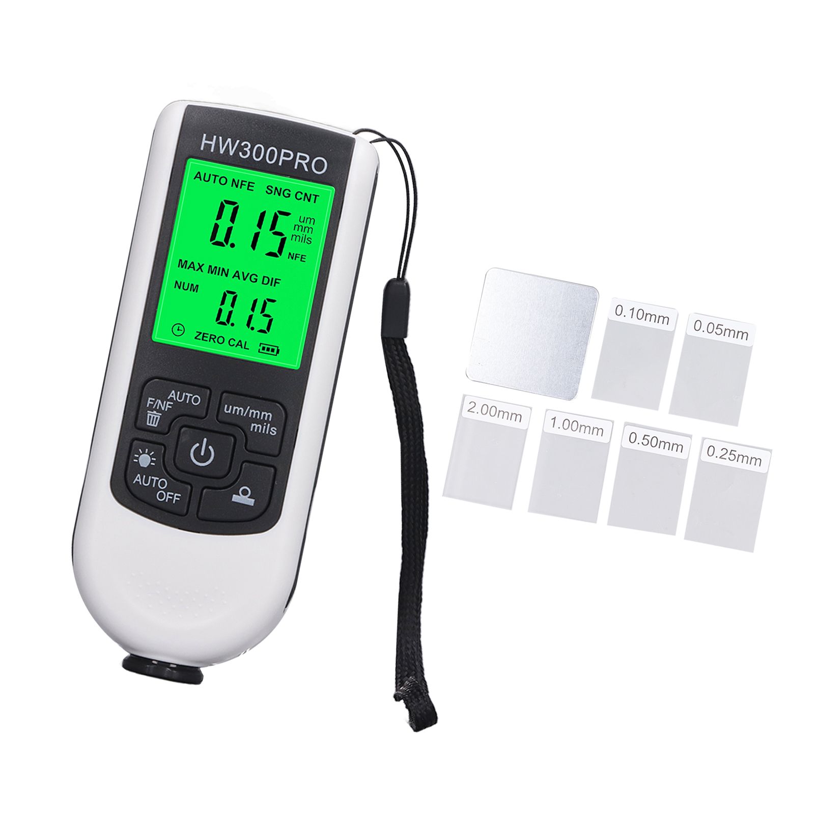 Coating Thickness Gauge High Accuracy Paint Depth Gauge Meter Antislip view 3