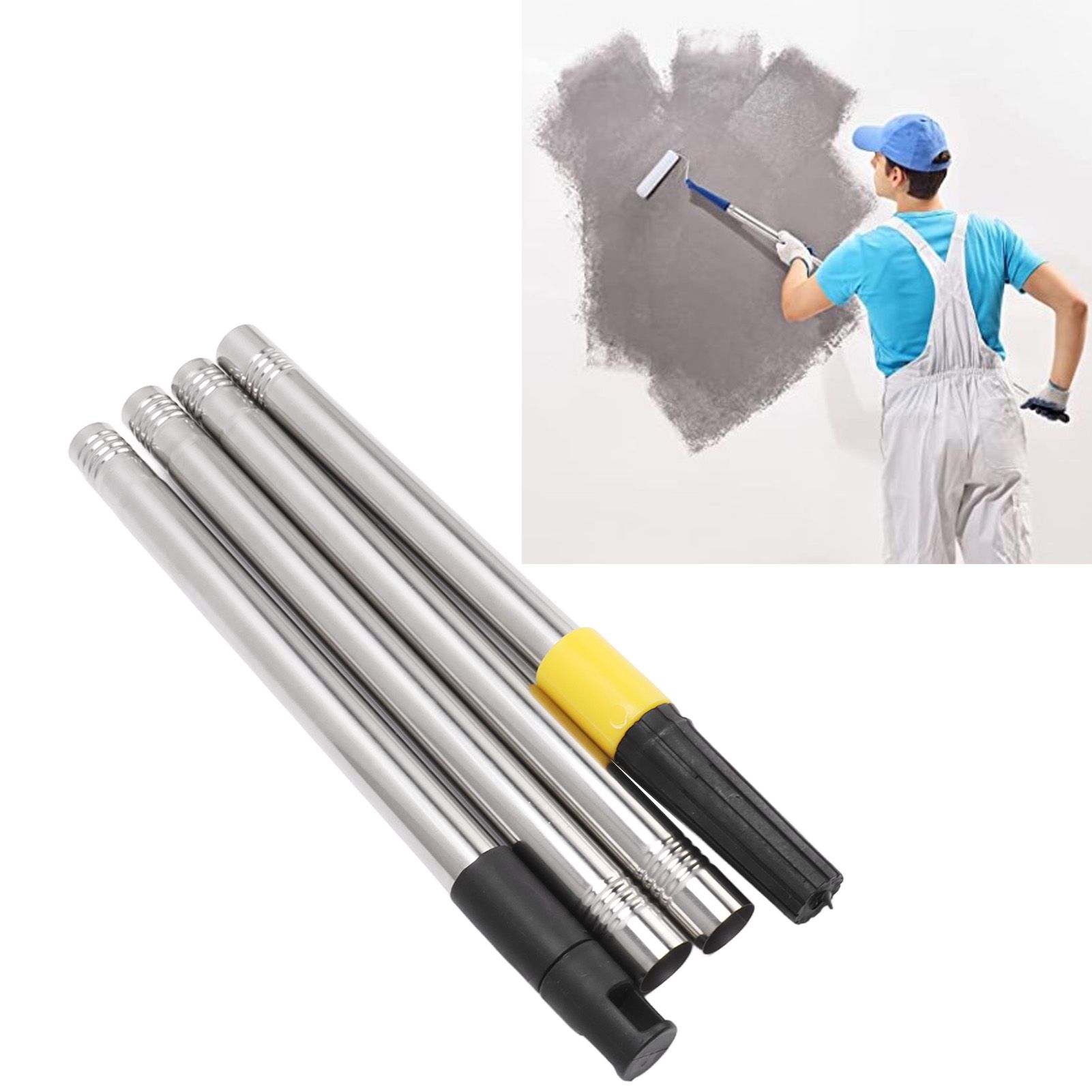Paint Roller Extension Pole Multipurpose Telescopic Extension Pole Lightweight view 11