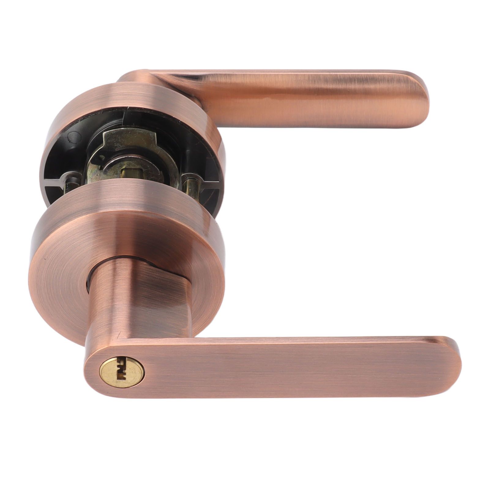 Passage Door Lever Set Aluminum Alloy Simple Modern Door Entry Lever Lock for view 2