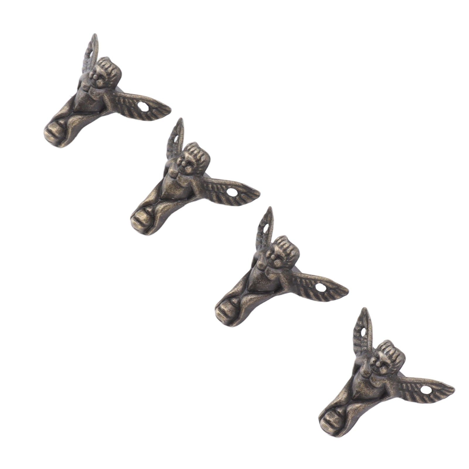 20PCS Metal Box Feet Zinc Alloy Fine Detail Jewelry Box Hardware Feet for view 4
