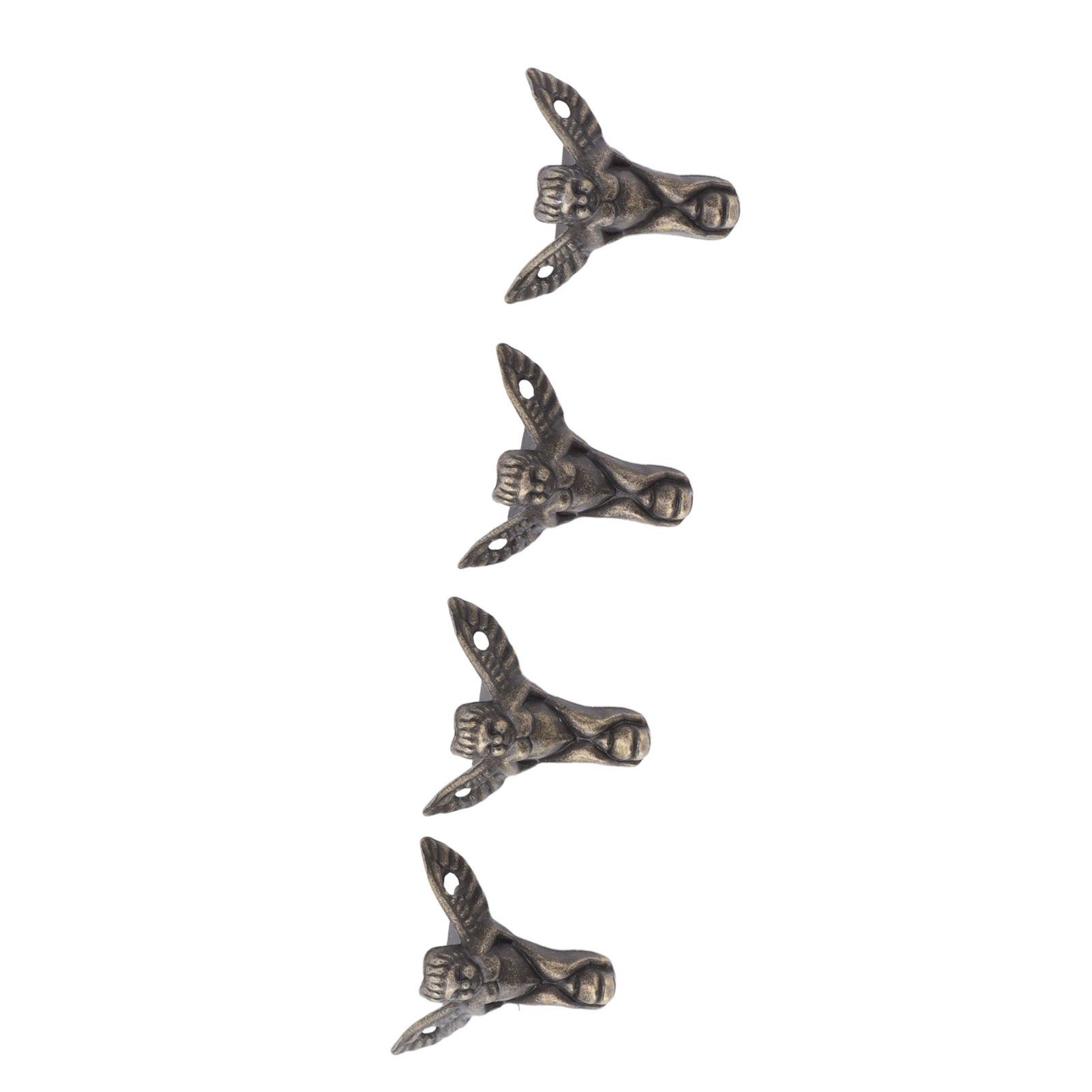 20PCS Metal Box Feet Zinc Alloy Fine Detail Jewelry Box Hardware Feet for view 9