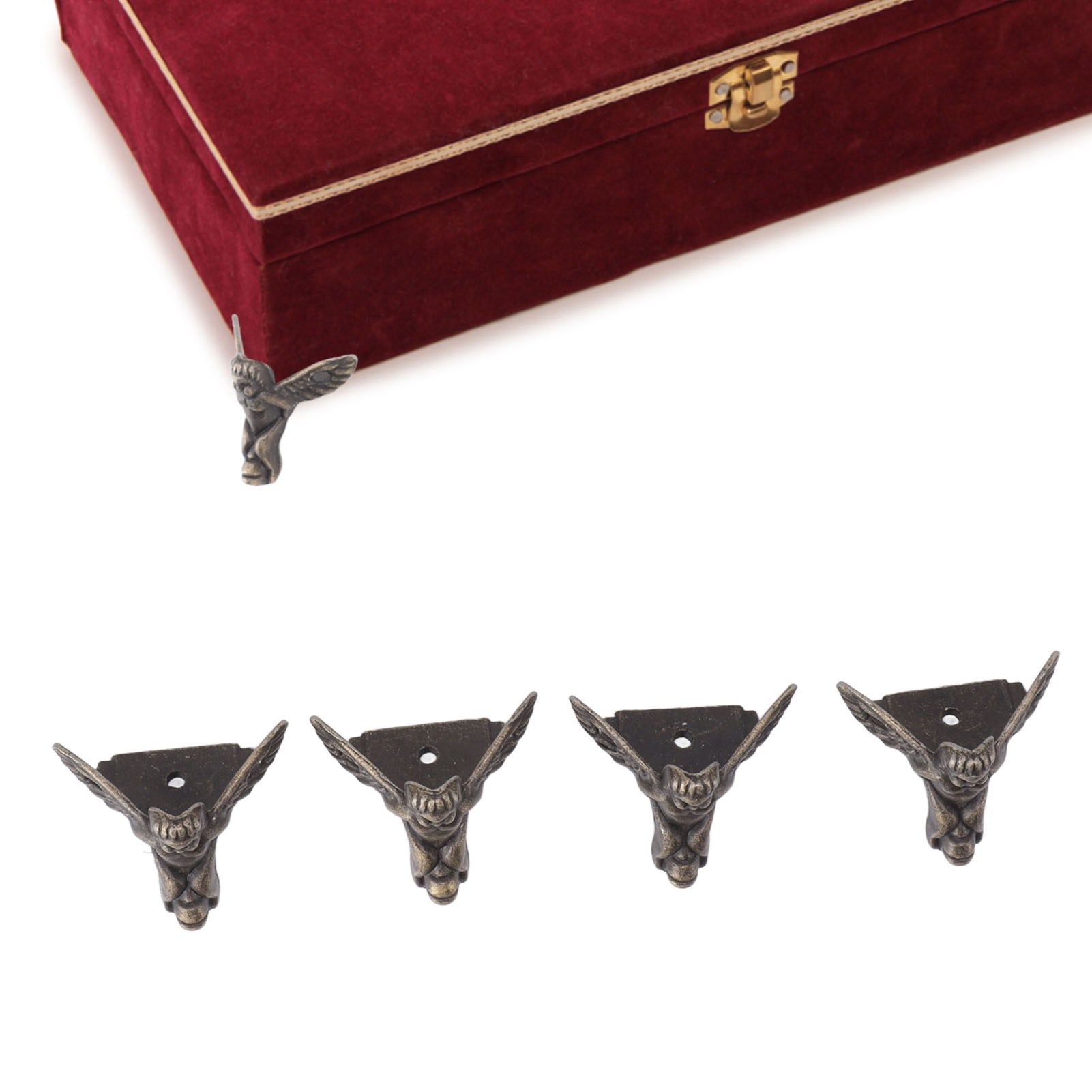 20PCS Metal Box Feet Zinc Alloy Fine Detail Jewelry Box Hardware Feet for view 11