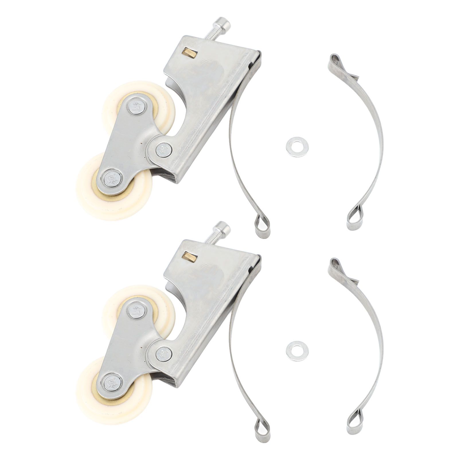 2PCS Wardrobe Pulley Stainless Steel Sliding Door Roller Wheels Waterproof