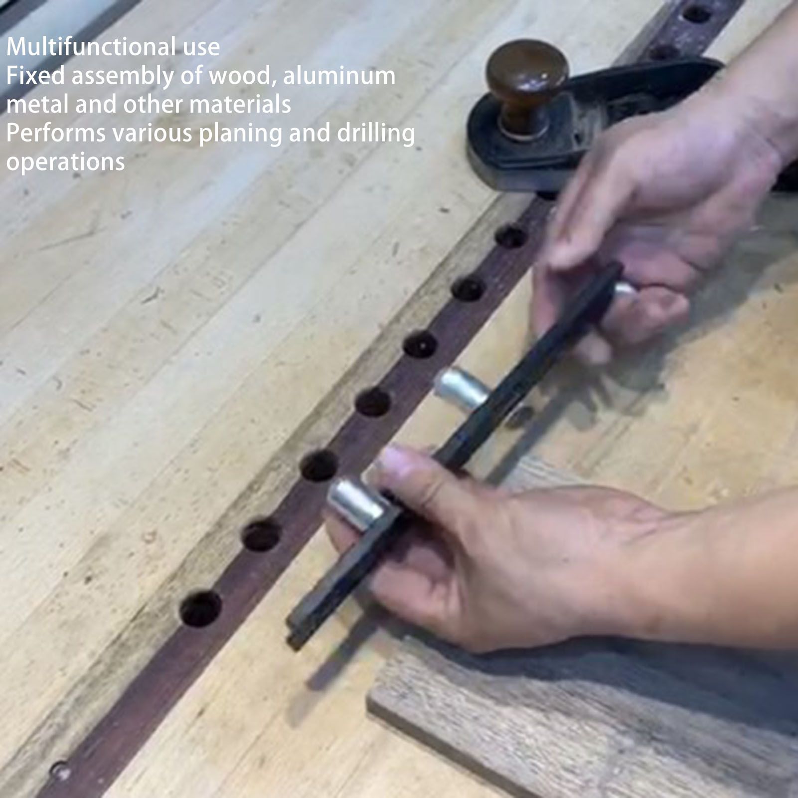 Woodworking Planing Stop Board Positioning Adjustable Woodworking Baffle for view 9