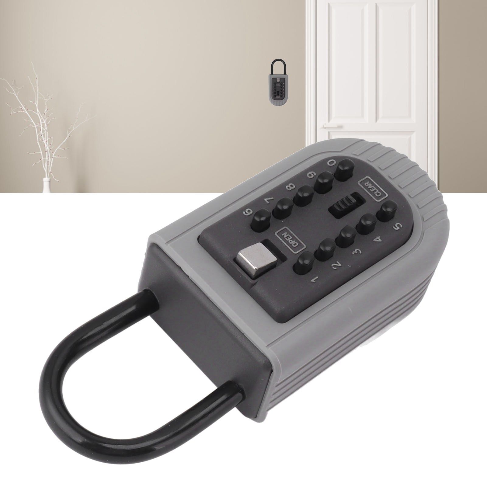 Key Lock Box Code Access Weather Resistant Wall Mount Safety Lock Box Key view 11