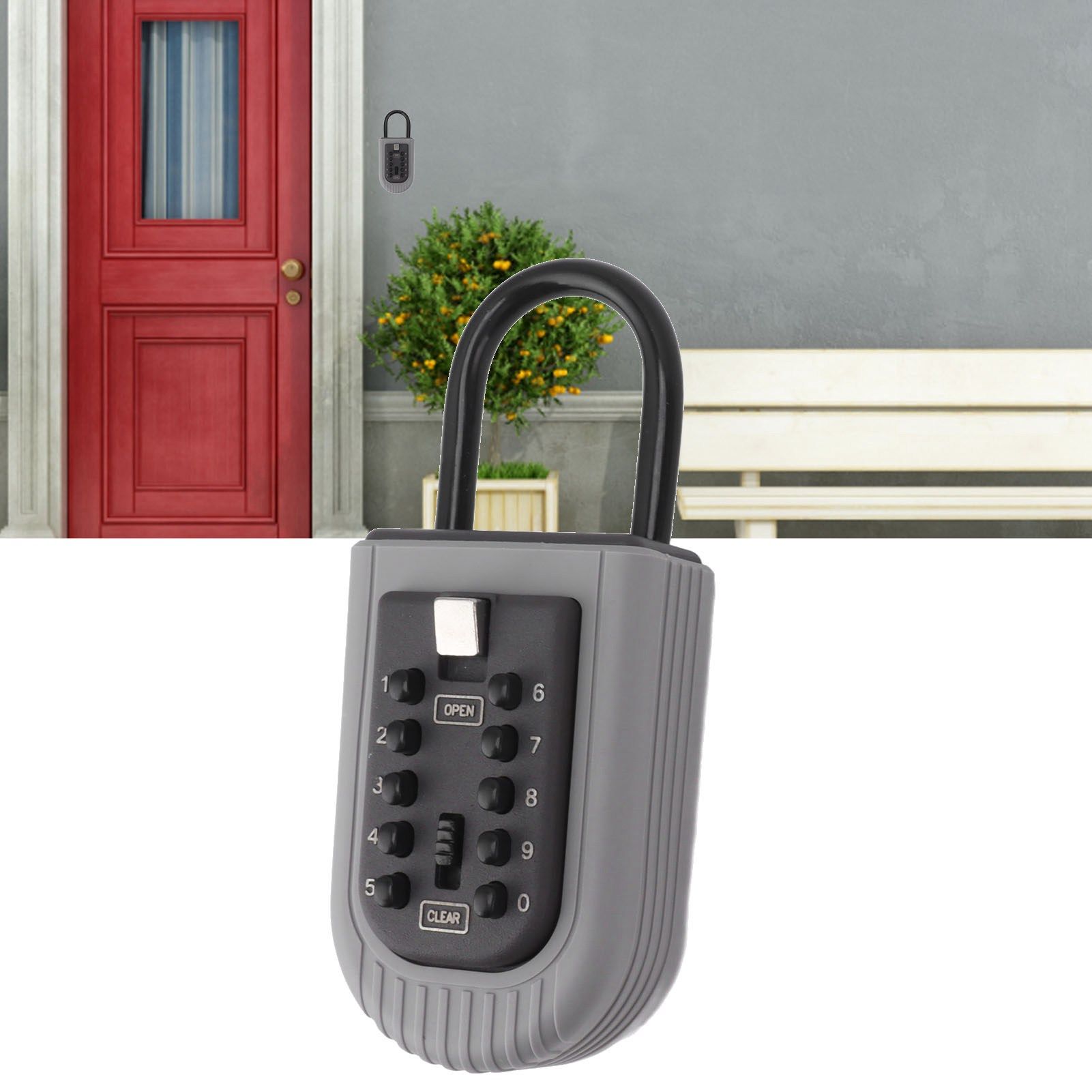 Key Lock Box Code Access Weather Resistant Wall Mount Safety Lock Box Key view 12