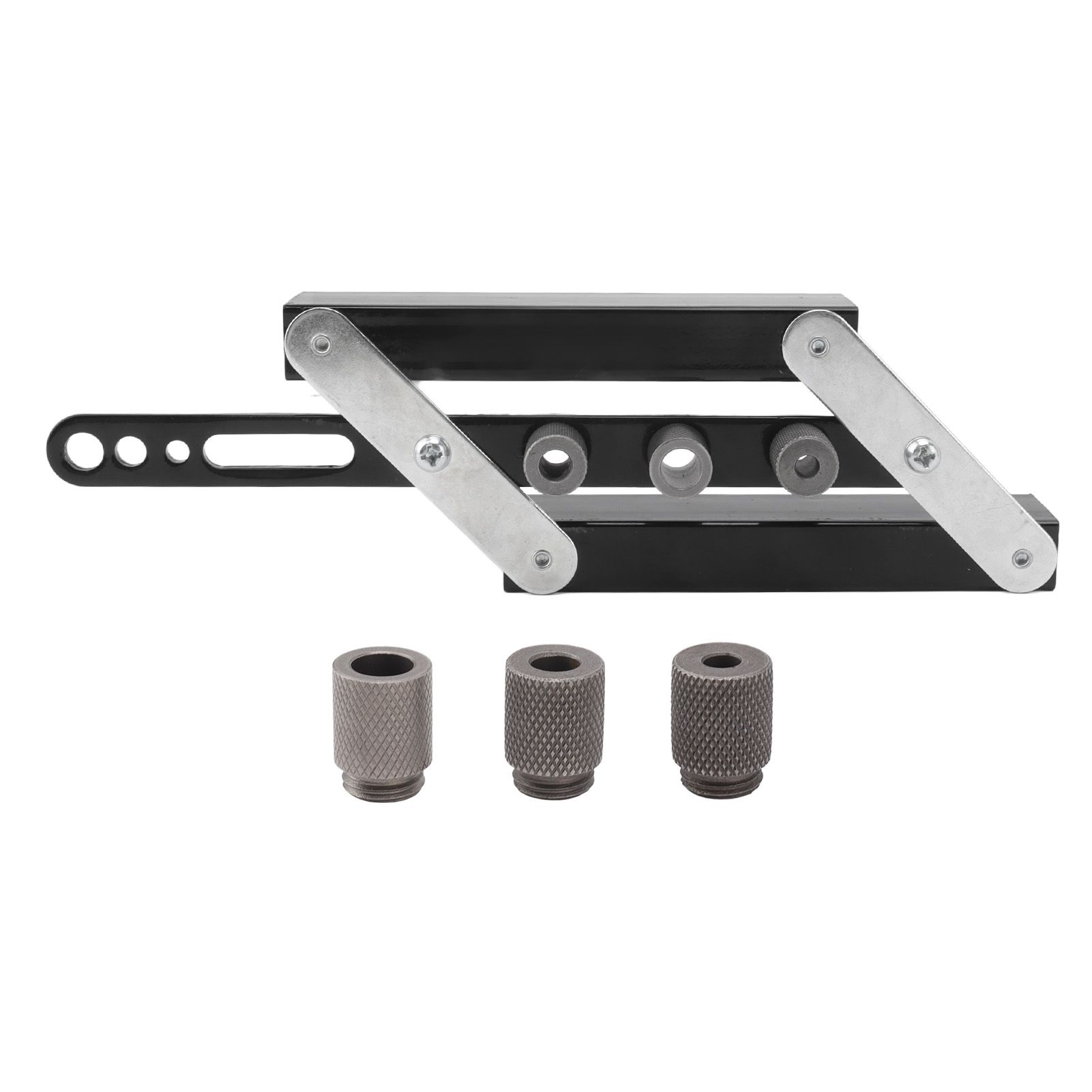 Hole Punch Locator Self Centering Doweling Jig Adjustable Drilling Guide — image 1
