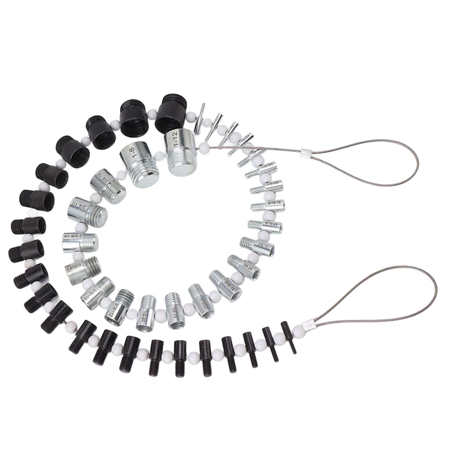Nut and Bolt Thread Checker 44 Male Female Thread Identifier Gauges 23 Inch view 2