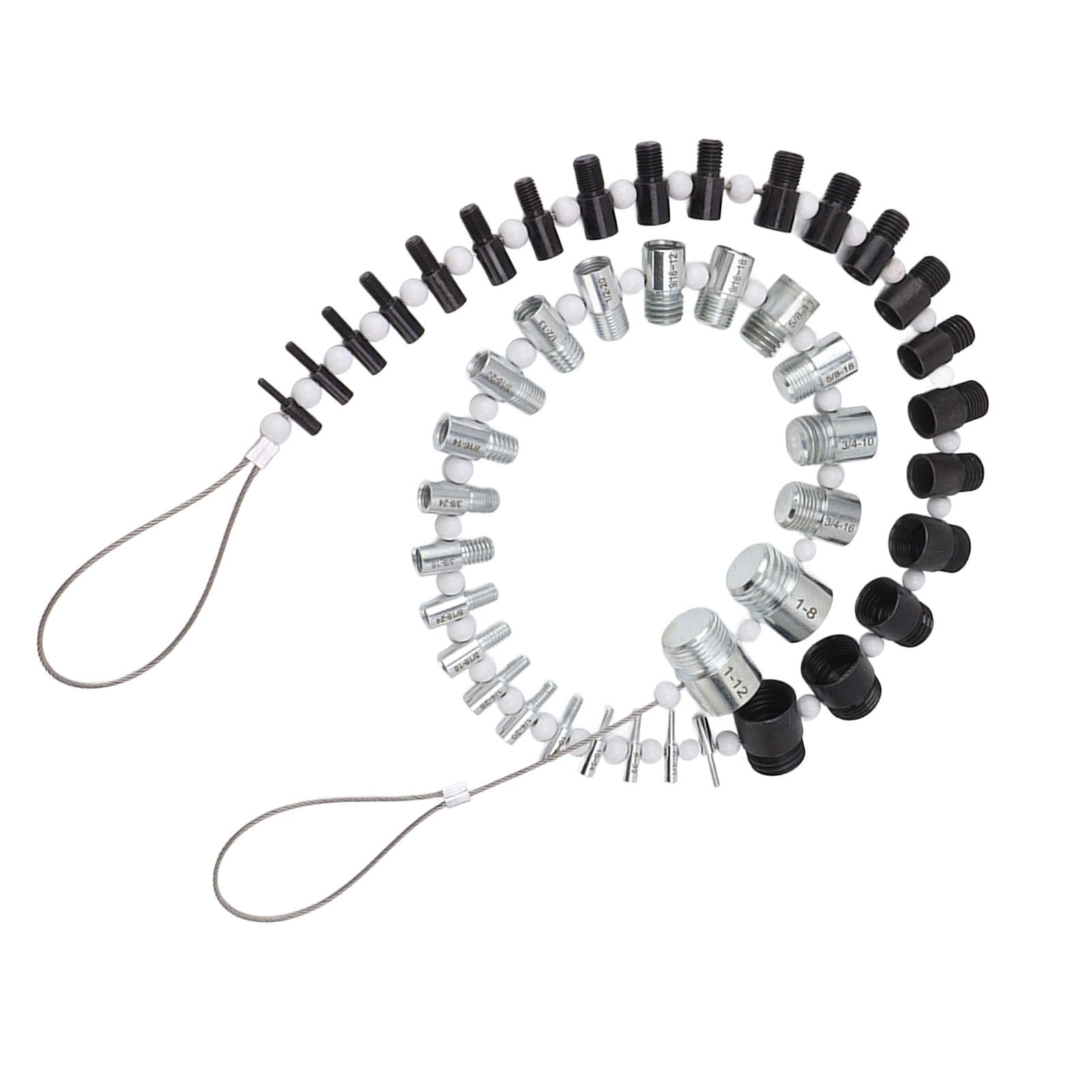 Nut and Bolt Thread Checker 44 Male Female Thread Identifier Gauges 23 Inch view 6
