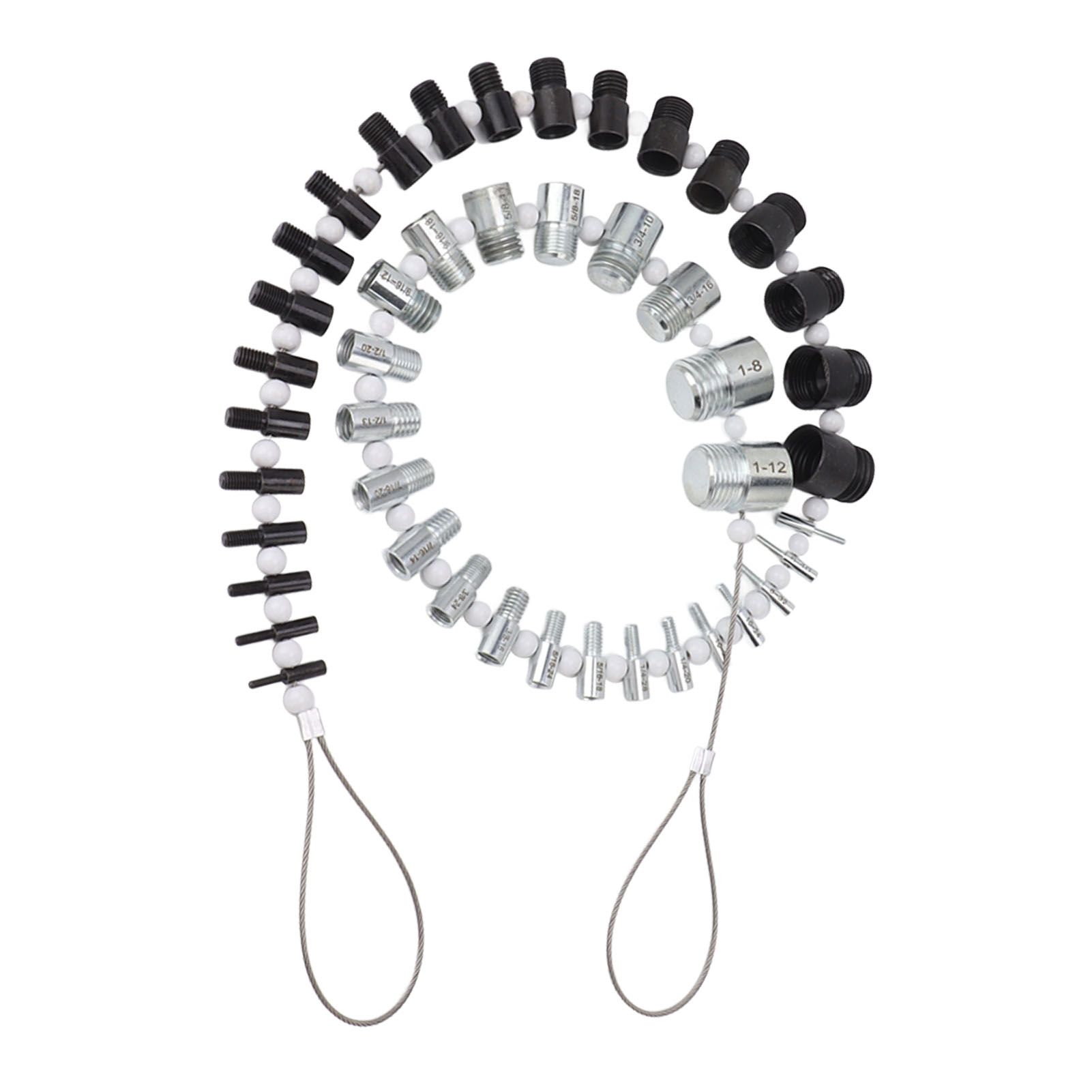 Nut and Bolt Thread Checker 44 Male Female Thread Identifier Gauges 23 Inch view 7