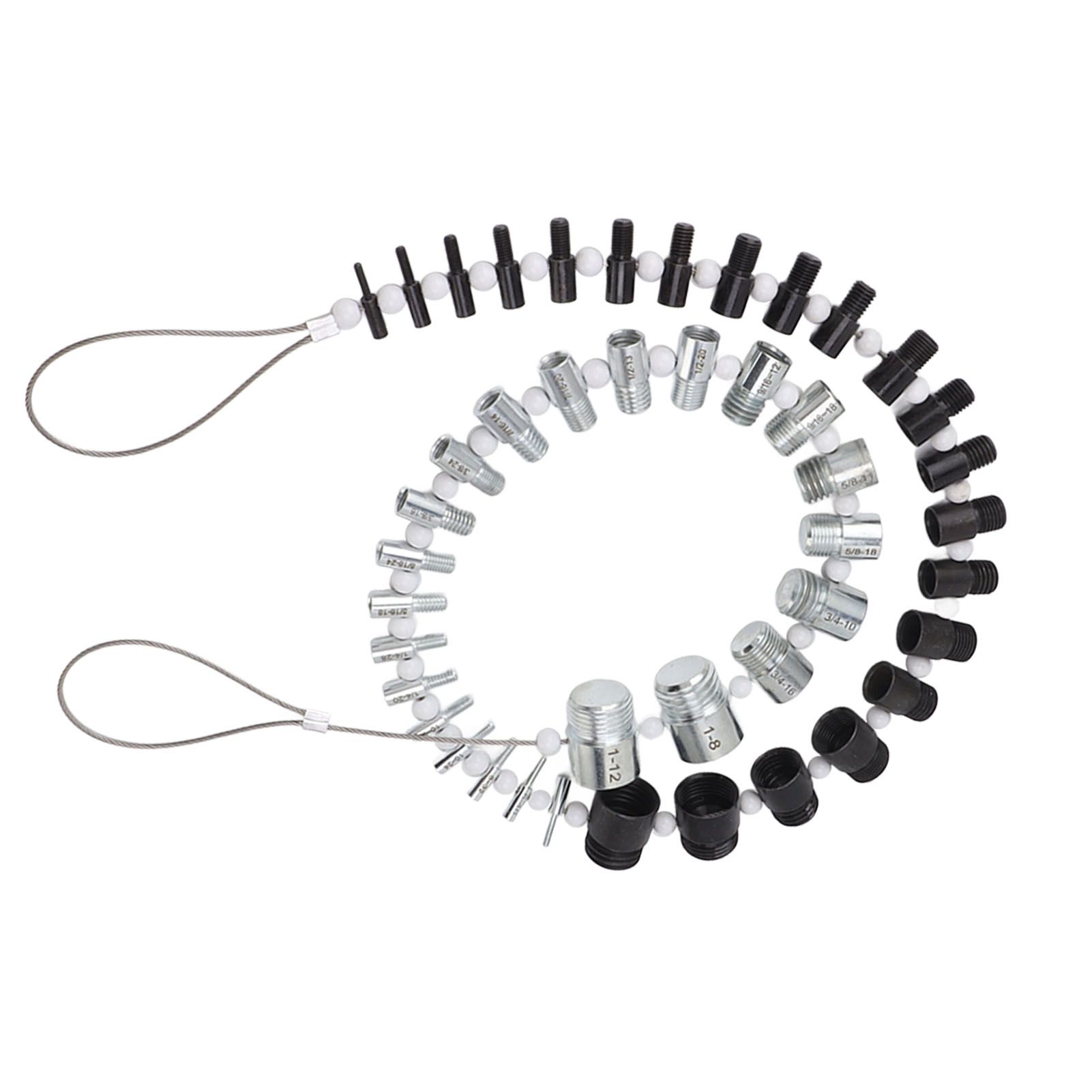 Nut and Bolt Thread Checker 44 Male Female Thread Identifier Gauges 23 Inch view 8