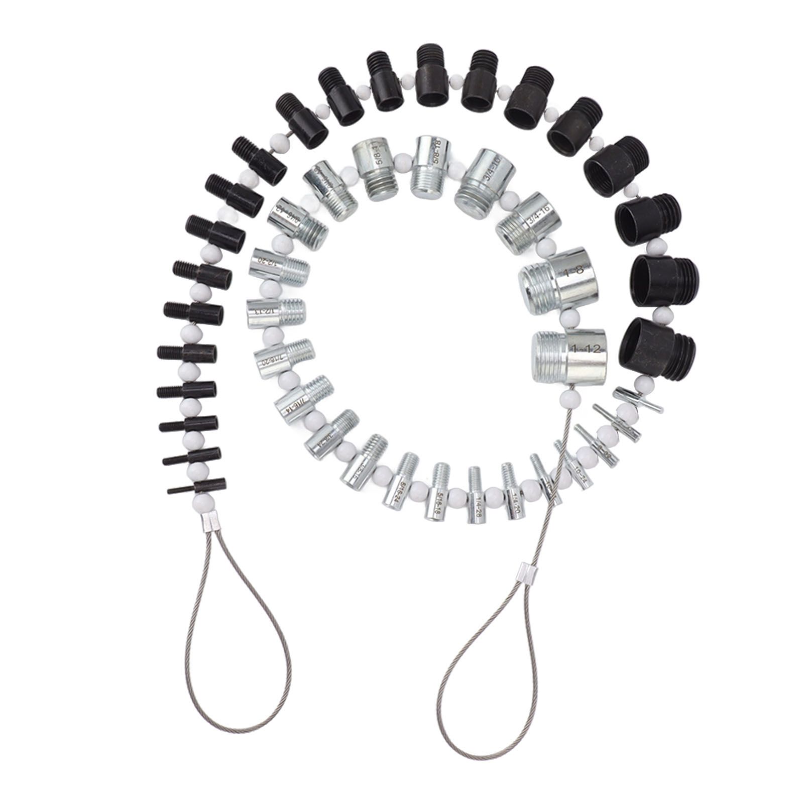 Nut and Bolt Thread Checker 44 Male Female Thread Identifier Gauges 23 Inch view 9