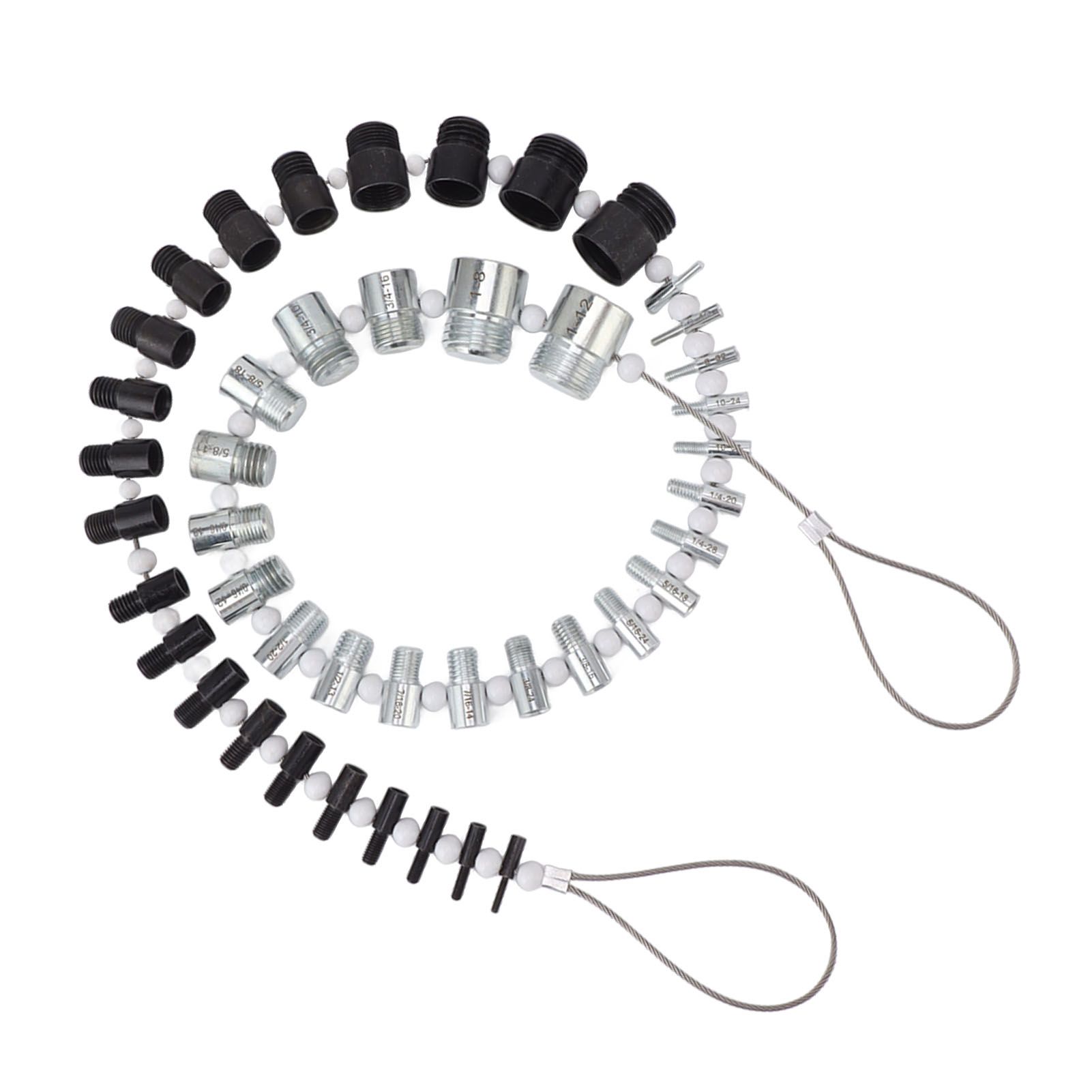 Nut and Bolt Thread Checker 44 Male Female Thread Identifier Gauges 23 Inch view 10