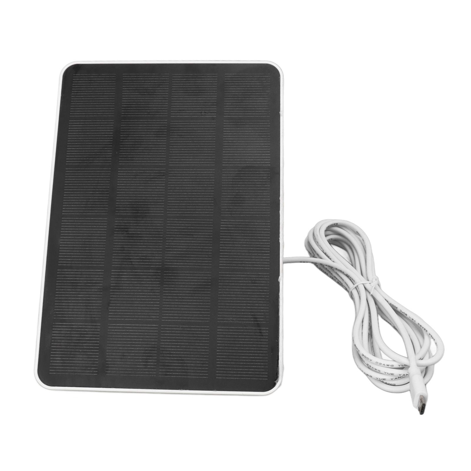 4W 5V Solar Panel for Wireless Outdoor Security Camera IP65 Waterproof Solar view 2