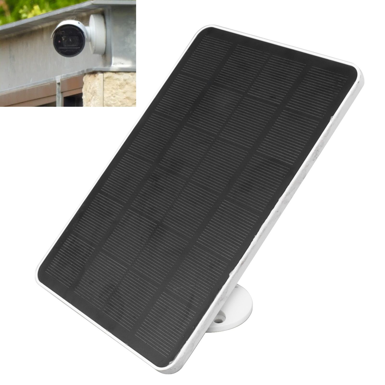4W 5V Solar Panel for Wireless Outdoor Security Camera IP65 Waterproof Solar view 12