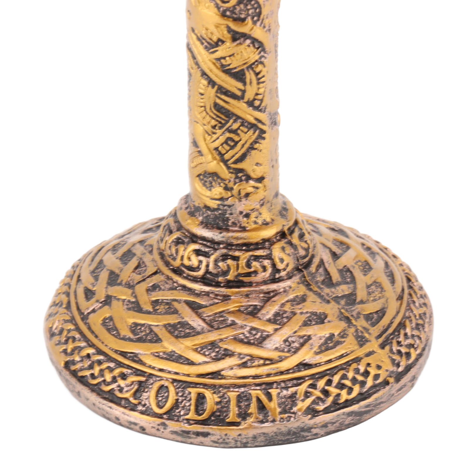 Nordic Viking Goblet Retro Resin Stainless Steel Beer Cup for Cocktails Whisky view 15