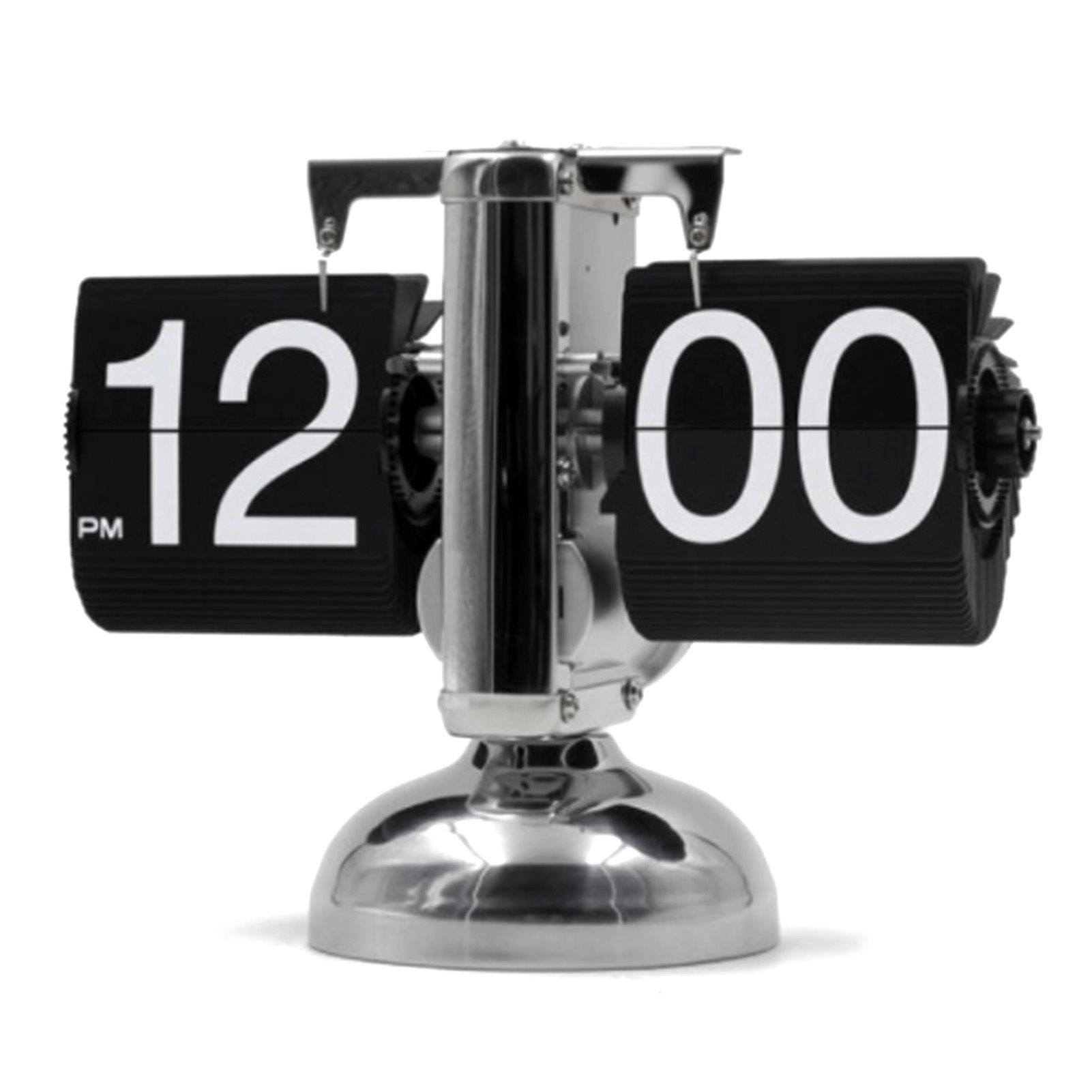 Digital Flip Down Clock Retro Minimalist Single Foot Mechanical Auto Flip view 3