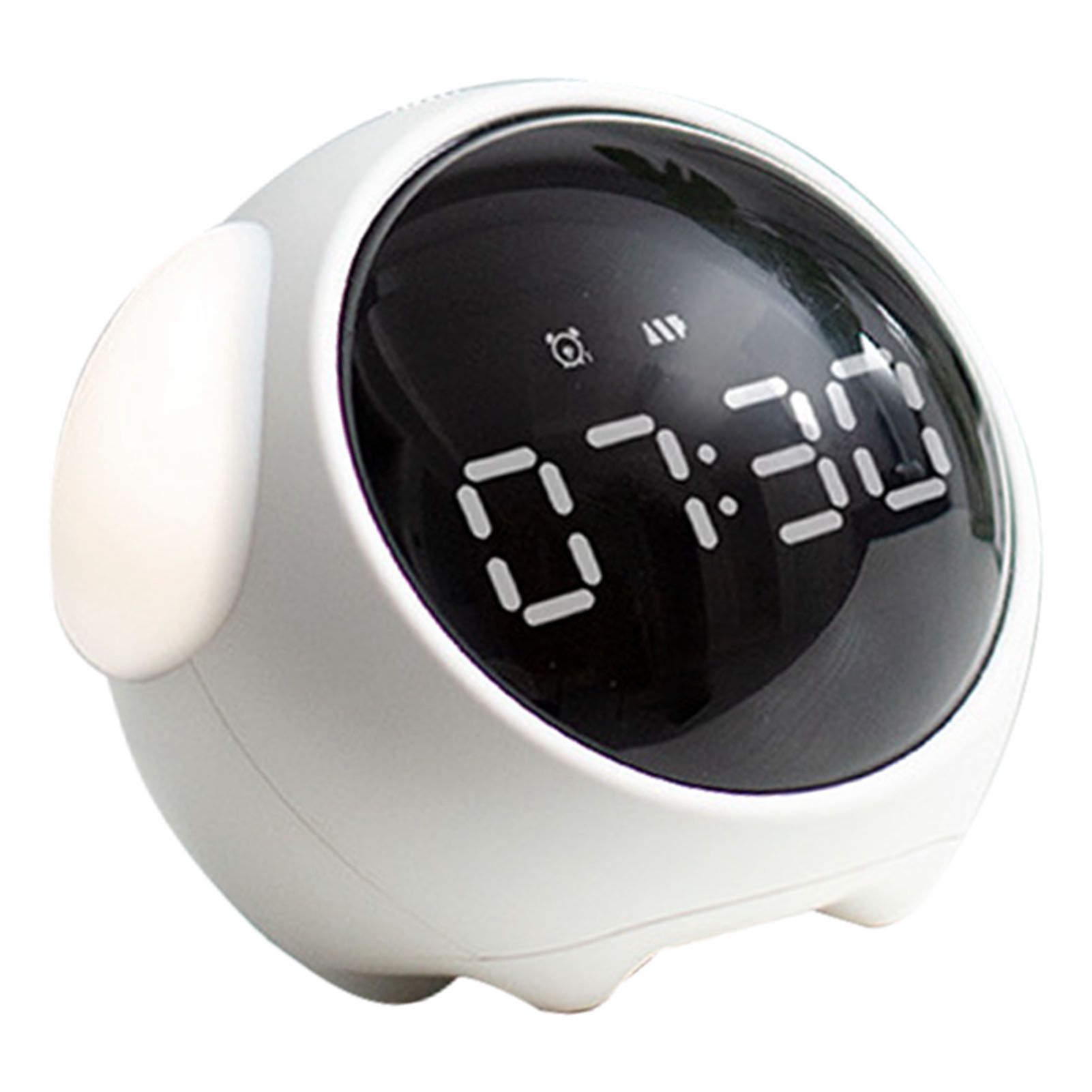 Expression Clock Cute Dog Shape Multifunctional LED Digital Alarm Clock Voice view 2