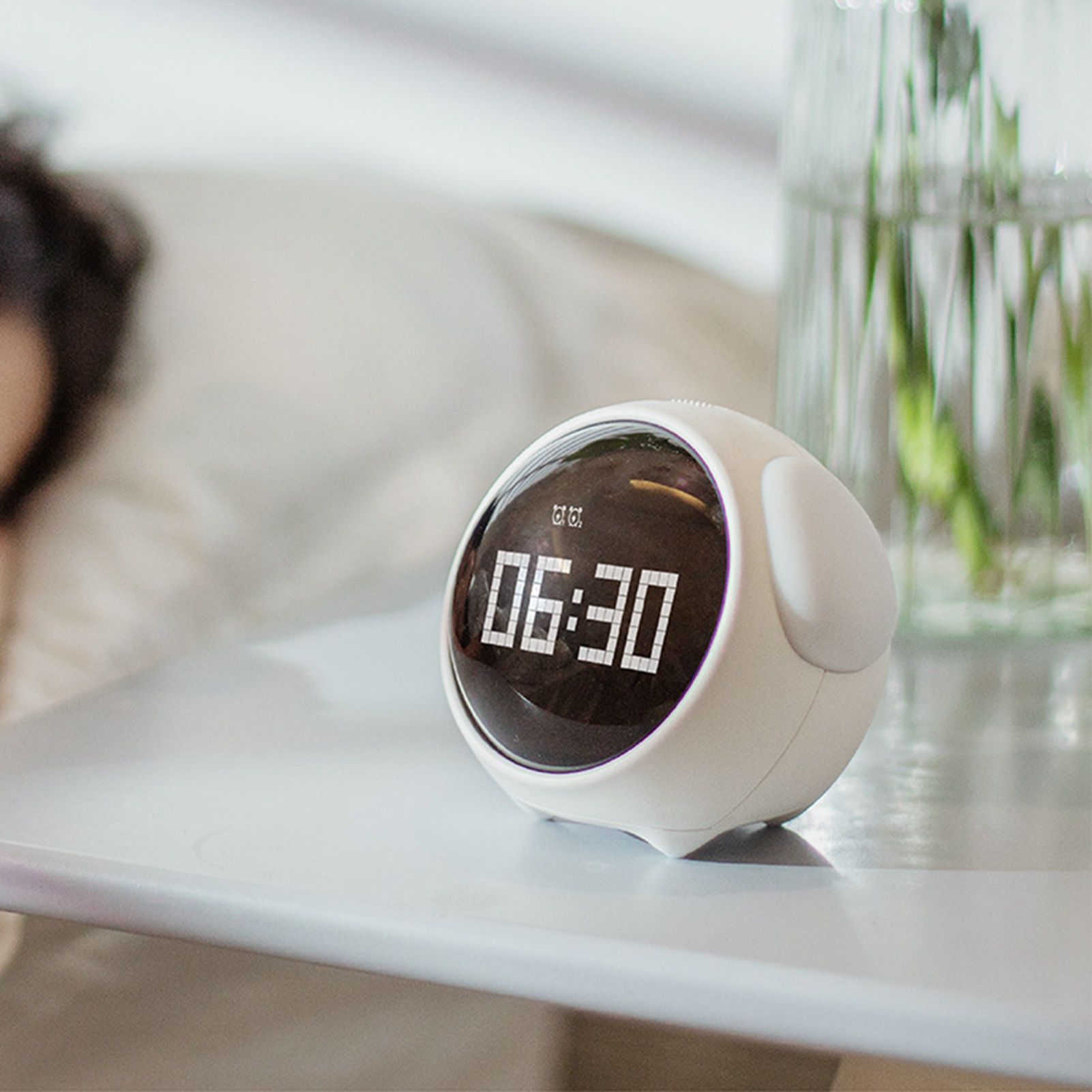 Expression Clock Cute Dog Shape Multifunctional LED Digital Alarm Clock Voice view 10