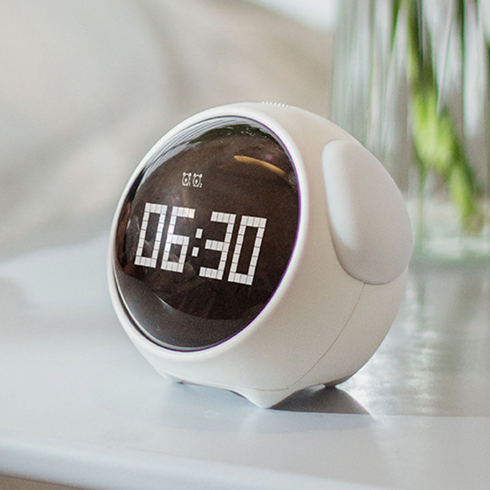 Expression Clock Cute Dog Shape Multifunctional LED Digital Alarm Clock Voice view 12