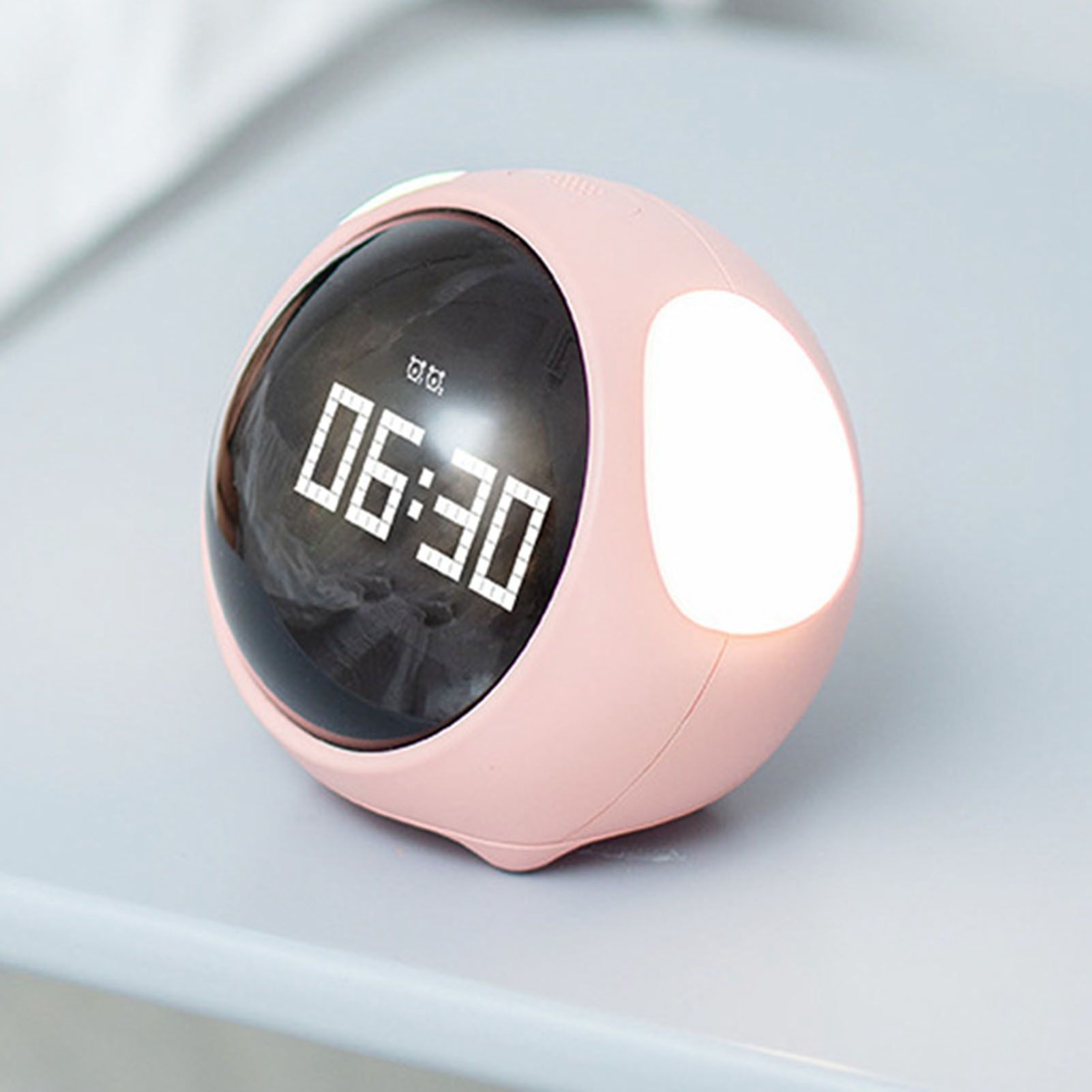 Expression Clock Cute Dog Shape Multifunctional LED Digital Alarm Clock Voice view 11