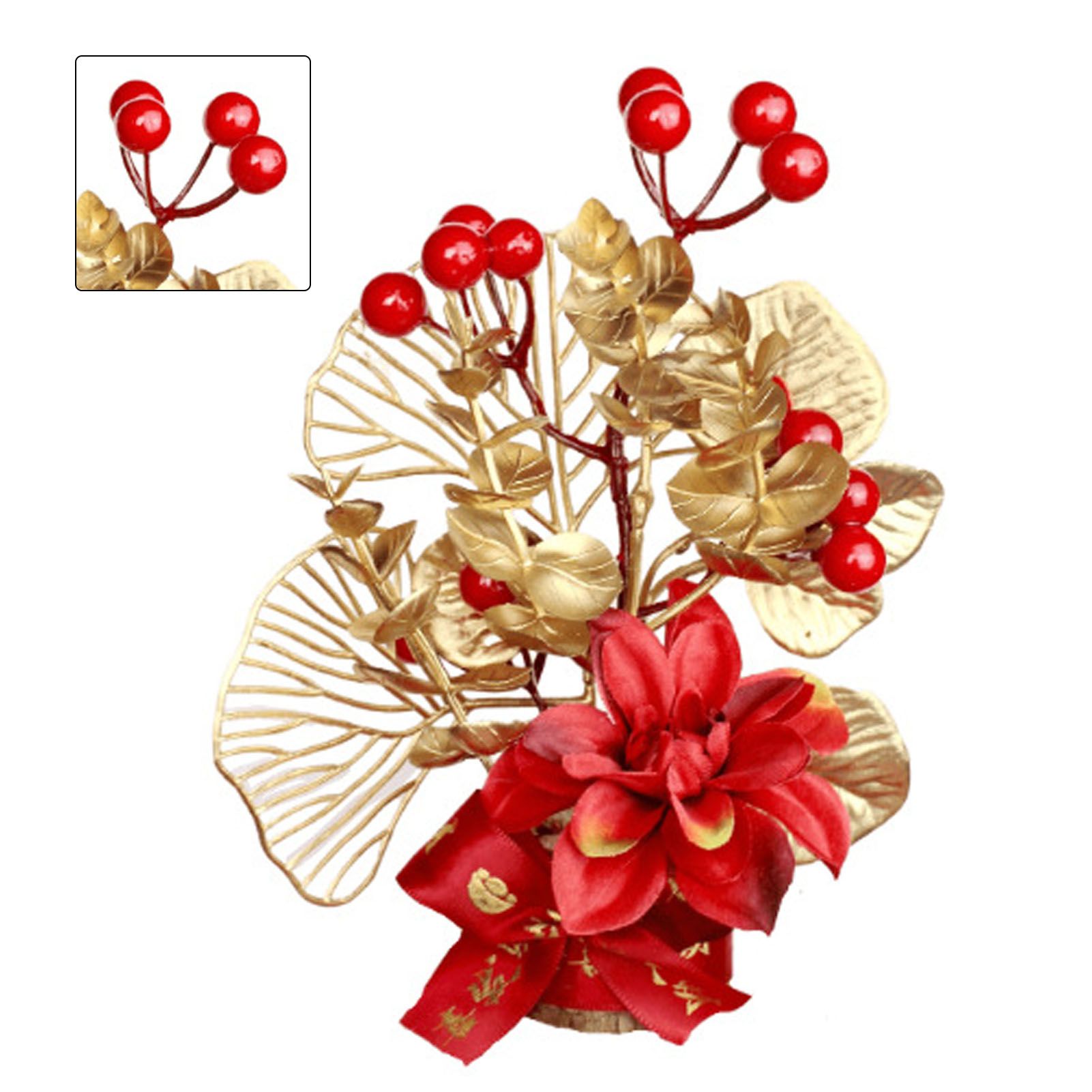 Table Lucky Tree Decoration Lifelike Exquisite Fortune Tree Ornament with view 2