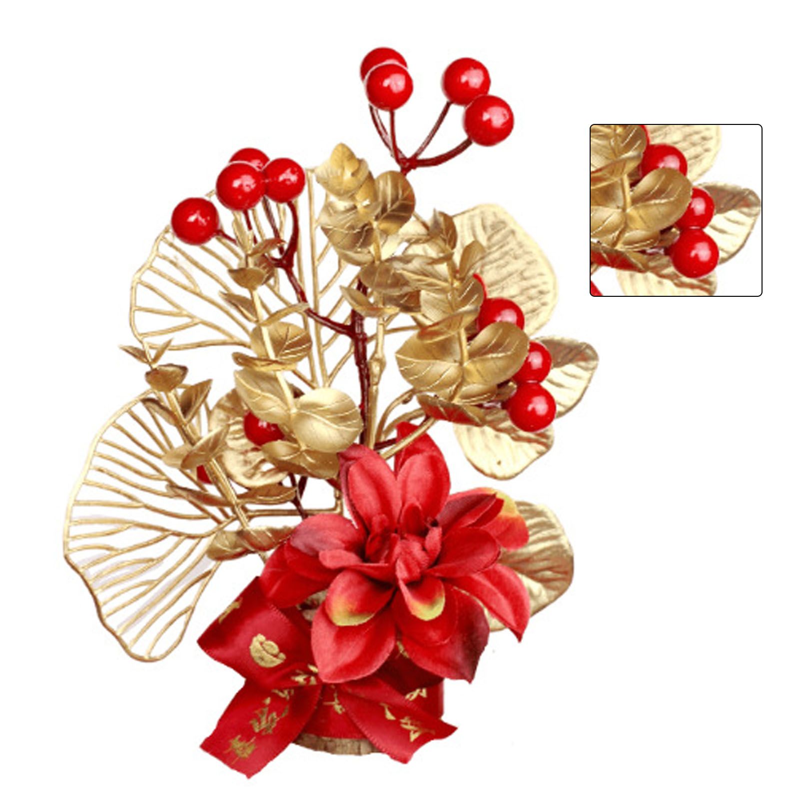 Table Lucky Tree Decoration Lifelike Exquisite Fortune Tree Ornament with view 3