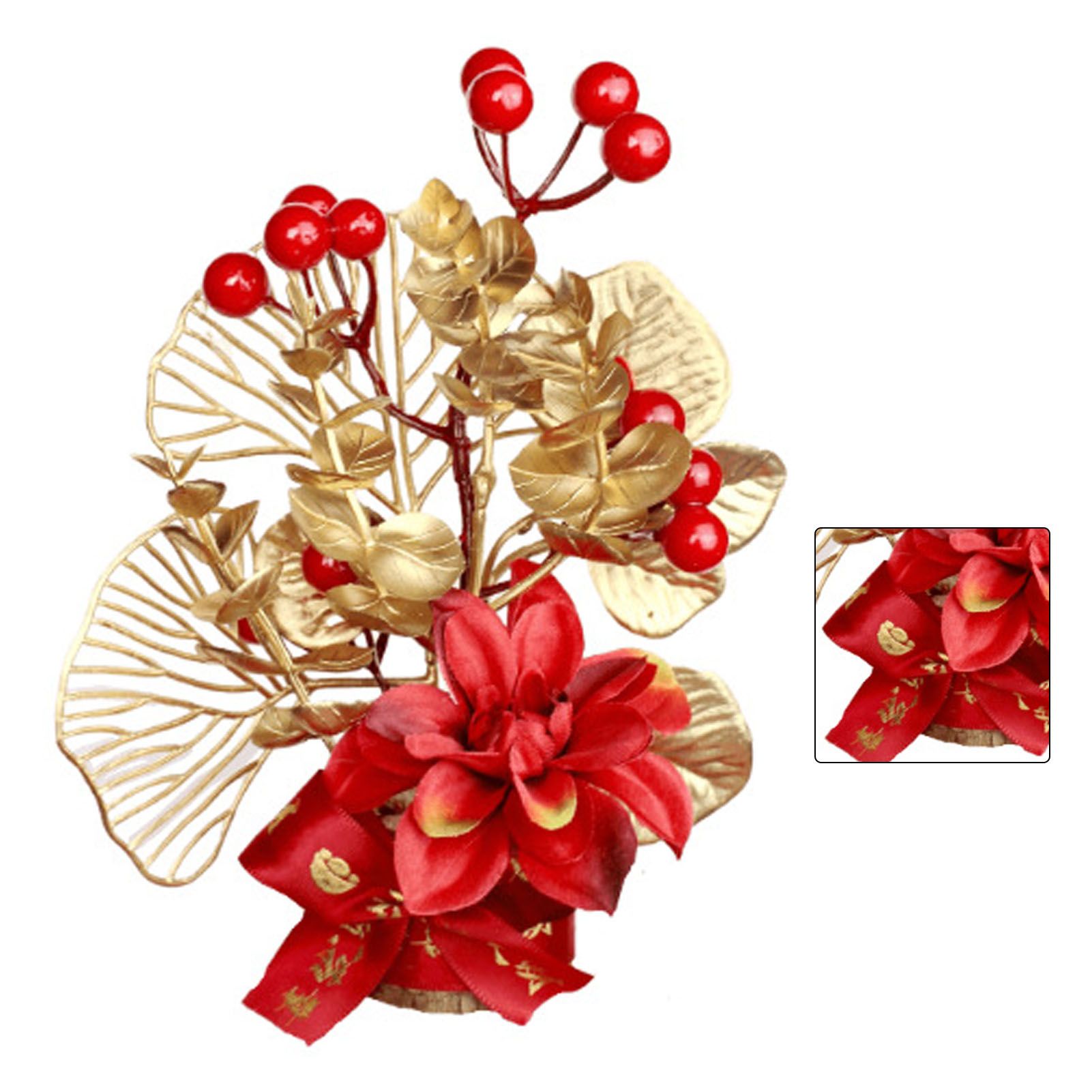 Table Lucky Tree Decoration Lifelike Exquisite Fortune Tree Ornament with view 4