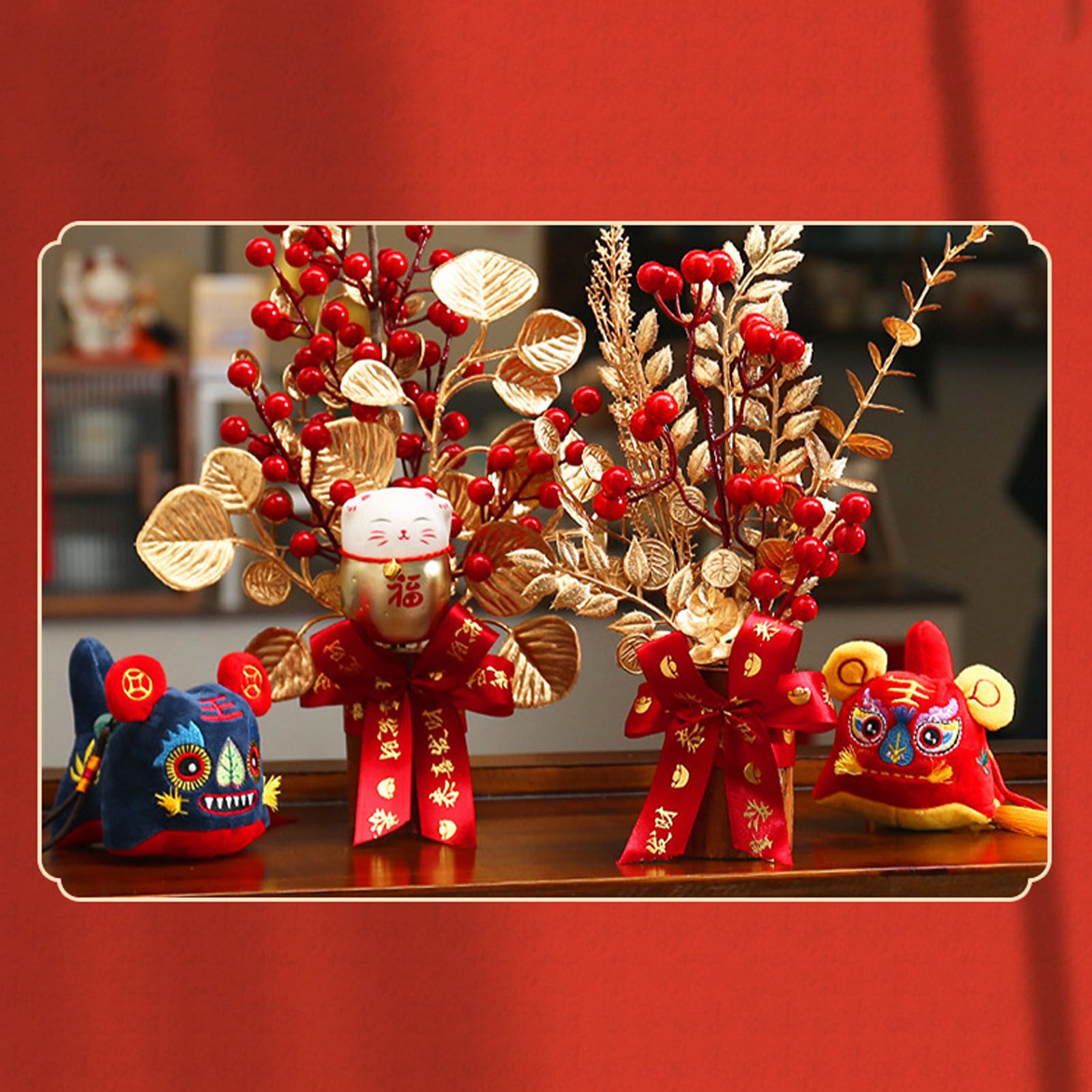Table Lucky Tree Decoration Lifelike Exquisite Fortune Tree Ornament with view 5