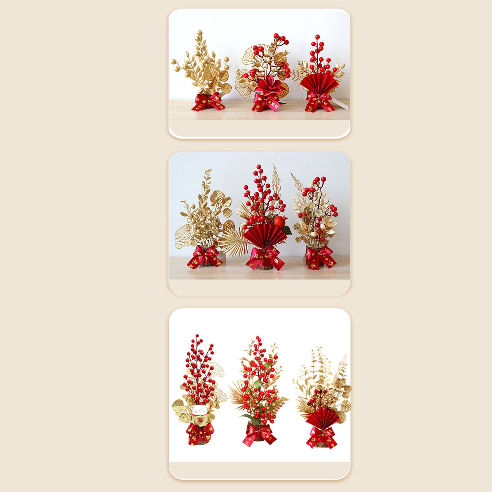 Table Lucky Tree Decoration Lifelike Exquisite Fortune Tree Ornament with view 14