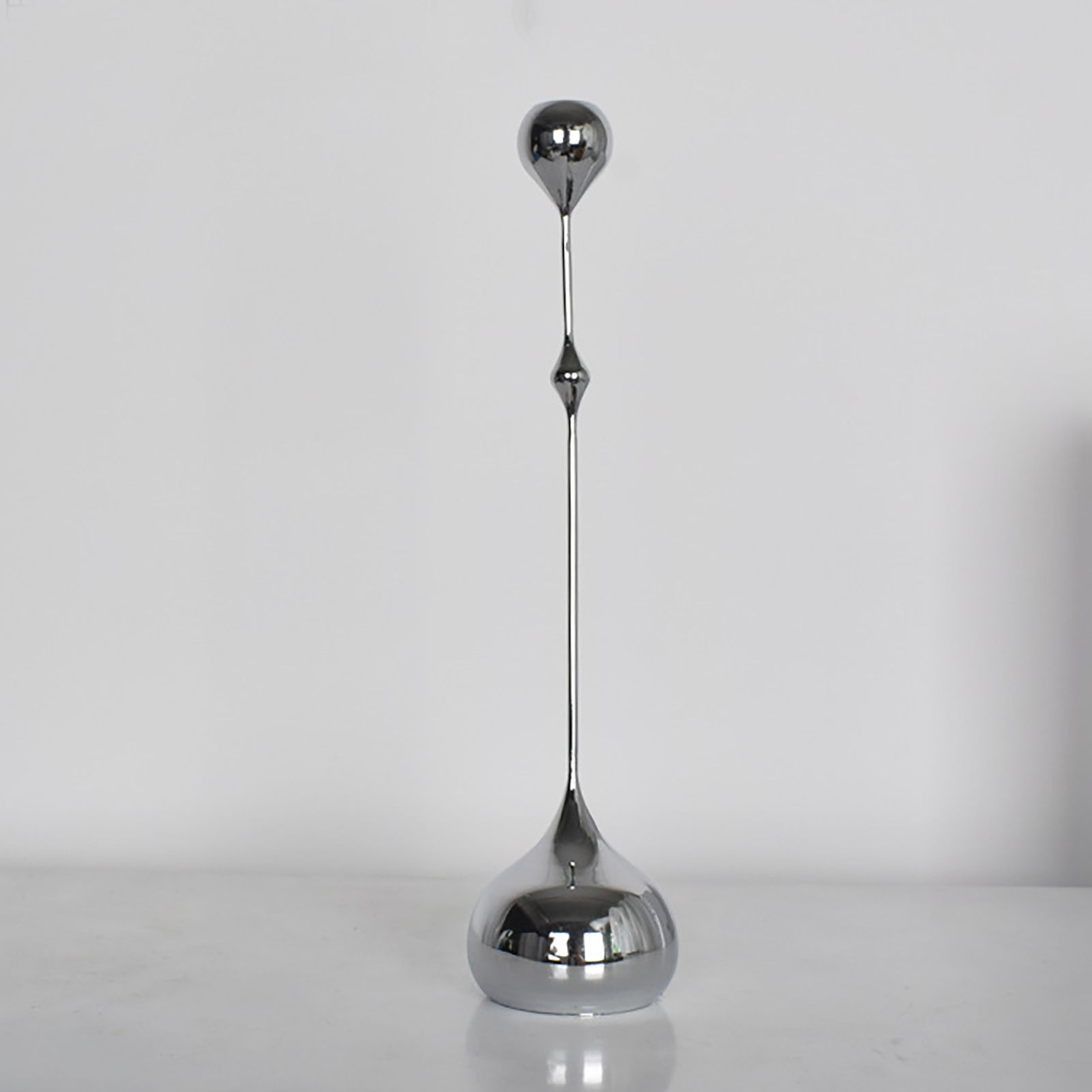 Candle Holder Ornament Stainless Steel Candlestick Holder Household Desktop view 7