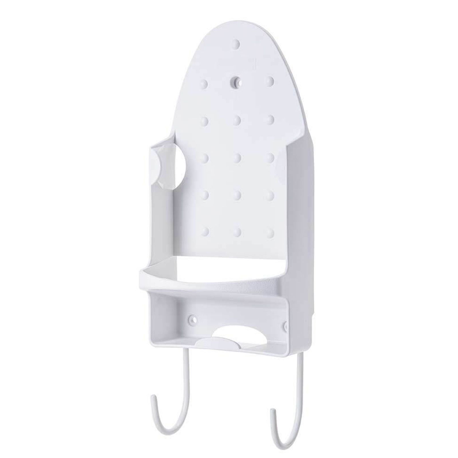 Iron Holder Wall Mounted Heat Resistant Widened Electric Iron Organizer with view 2