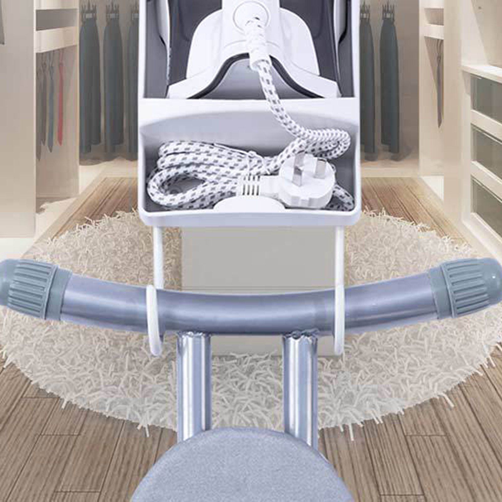 Iron Holder Wall Mounted Heat Resistant Widened Electric Iron Organizer with view 7