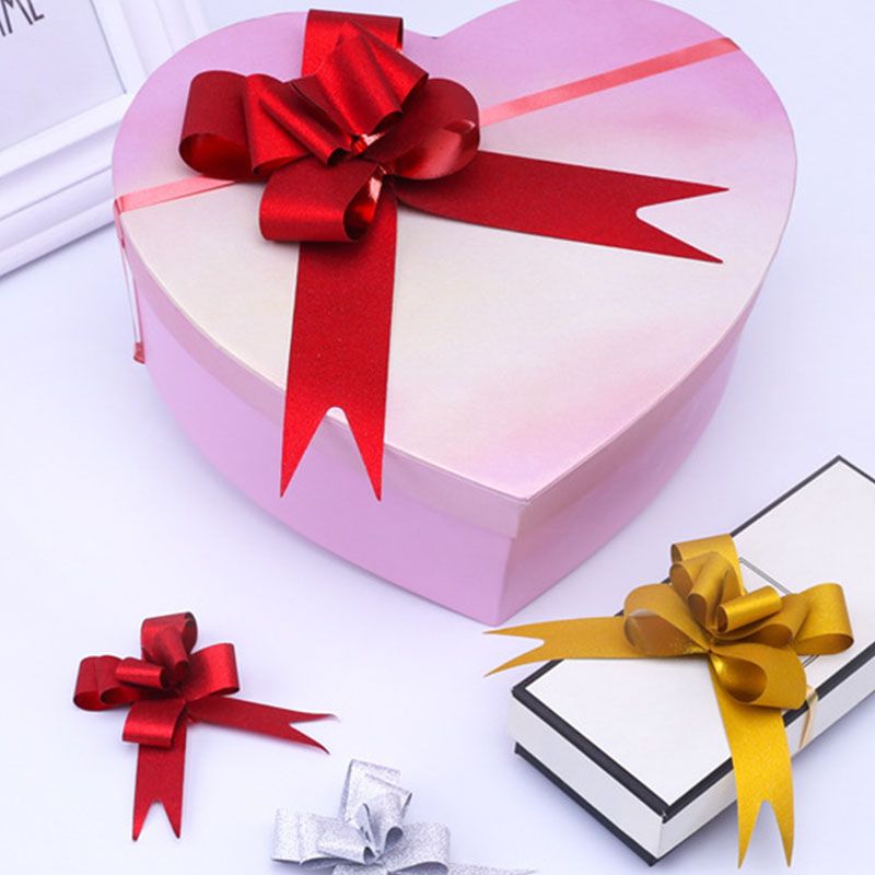50PCS Pull Bows Bright Mixed Color Plated One Pull Molding Symmetrical view 11