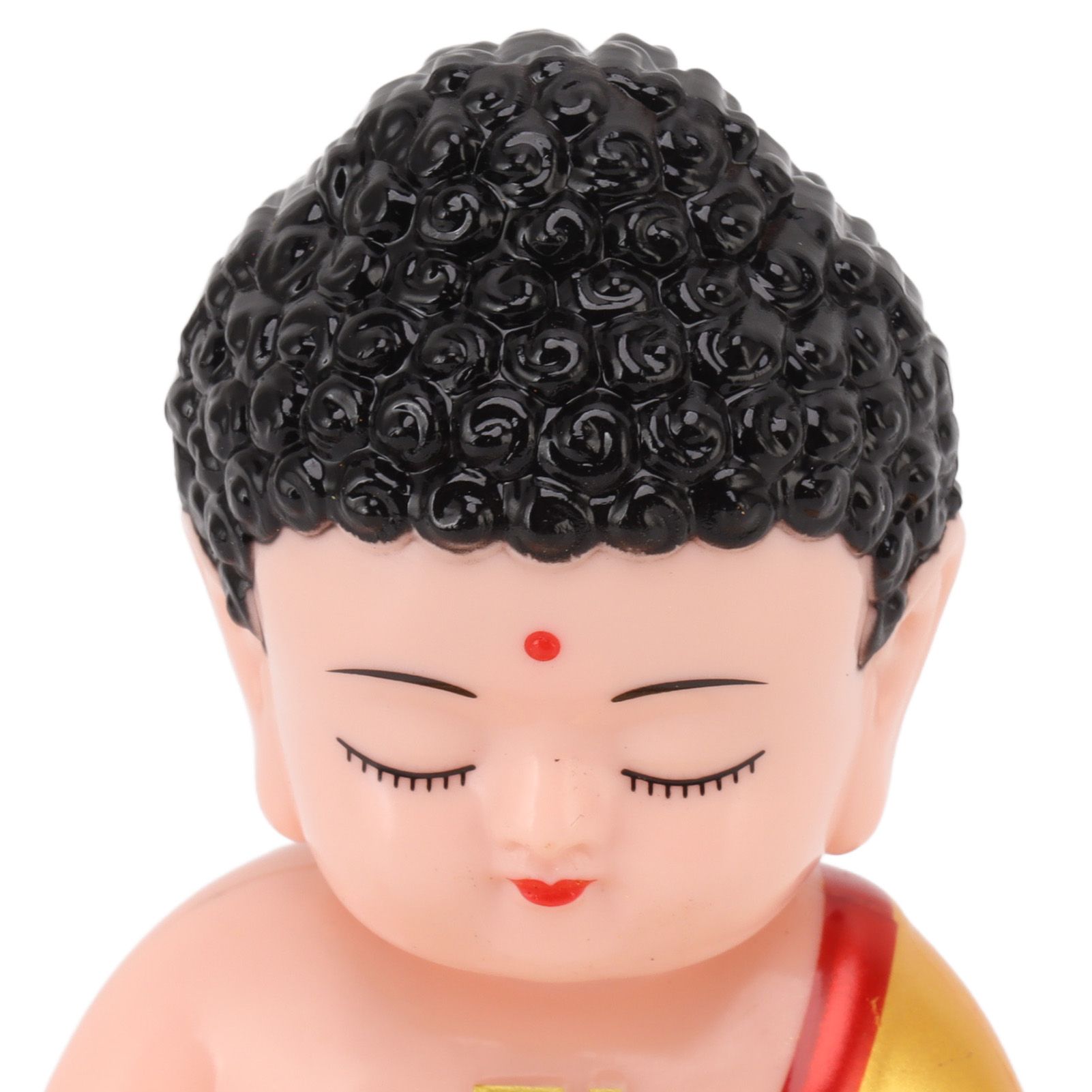 Buddha Ornament Solar Powered Light Energy Sensing Auto Nod Buddha Decoration view 13