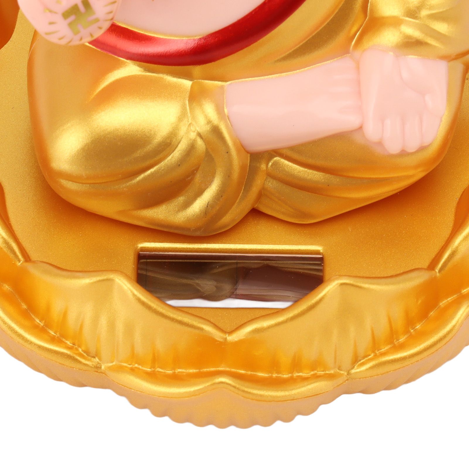 Buddha Ornament Solar Powered Light Energy Sensing Auto Nod Buddha Decoration view 15