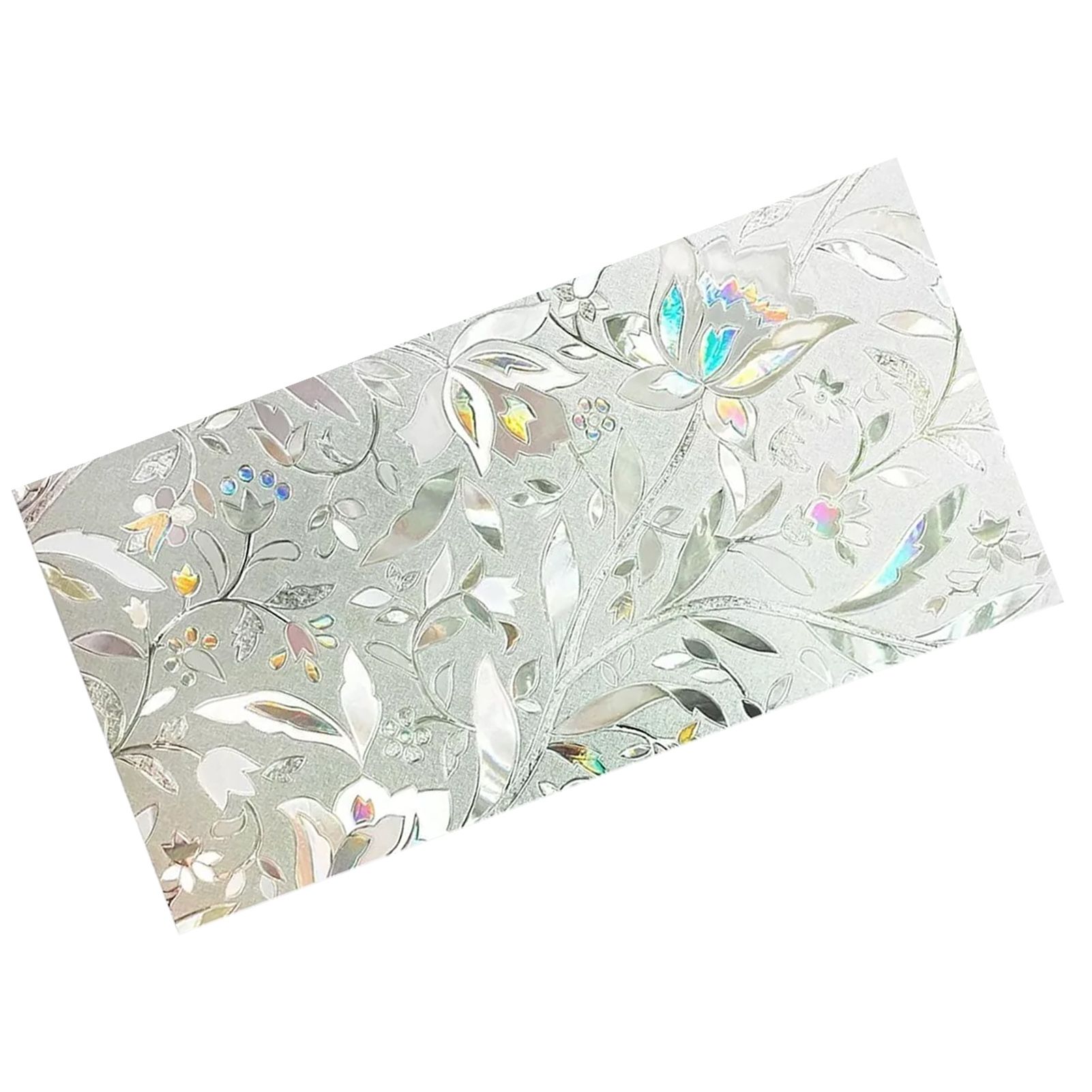 60x300cm 3D Tulip Pattern Self Adhesive Window Privacy Film Static Cling view 2