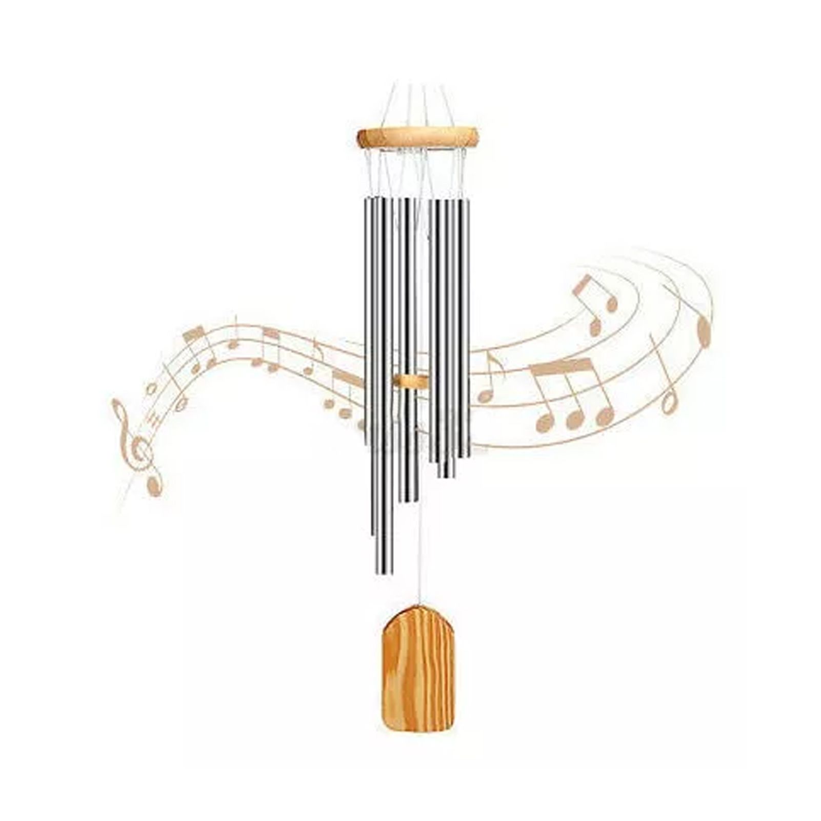 Wind Chimes Outdoor Sympathy Memorial Wind Chimes with Metal Tubes for Home view 5