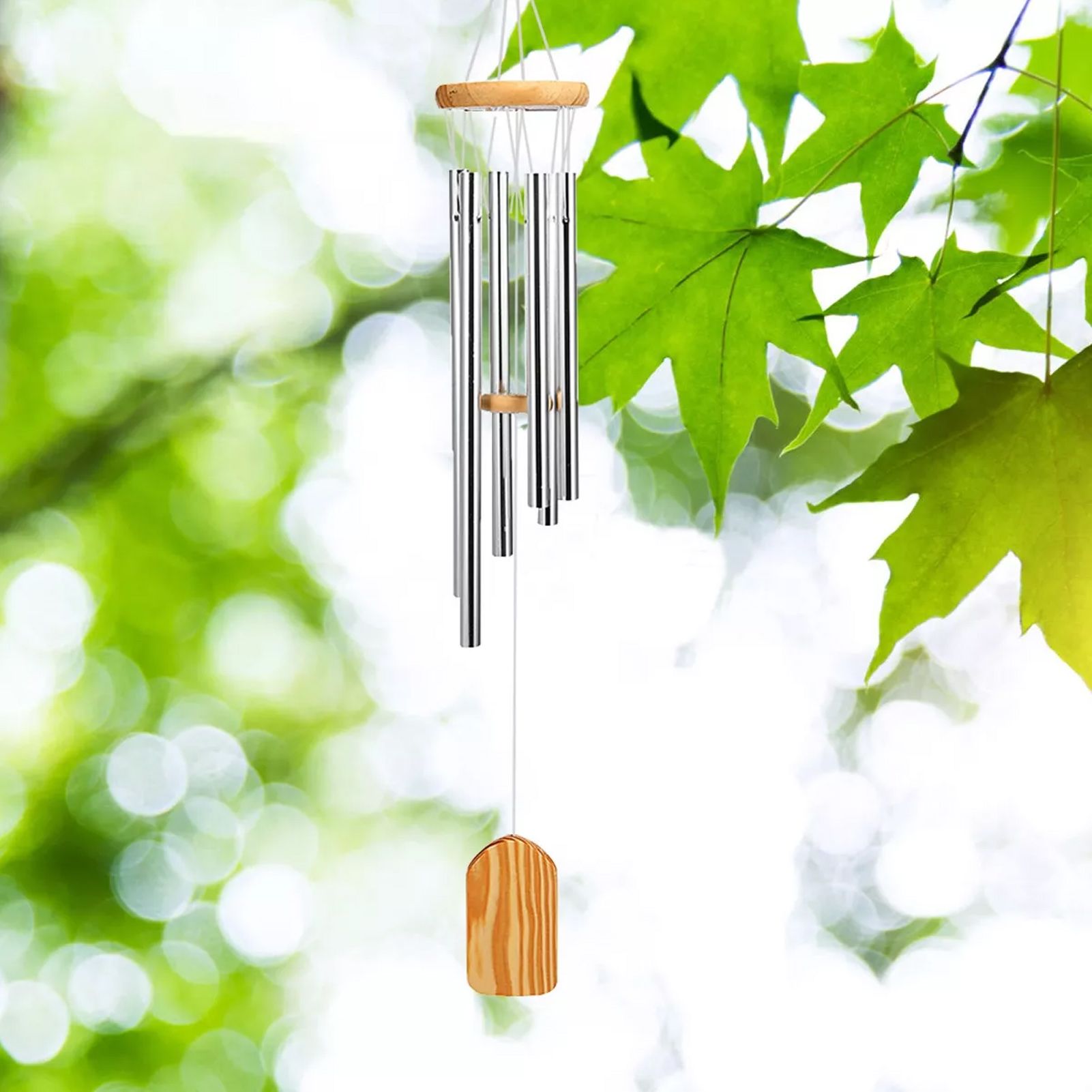 Wind Chimes Outdoor Sympathy Memorial Wind Chimes with Metal Tubes for Home view 12