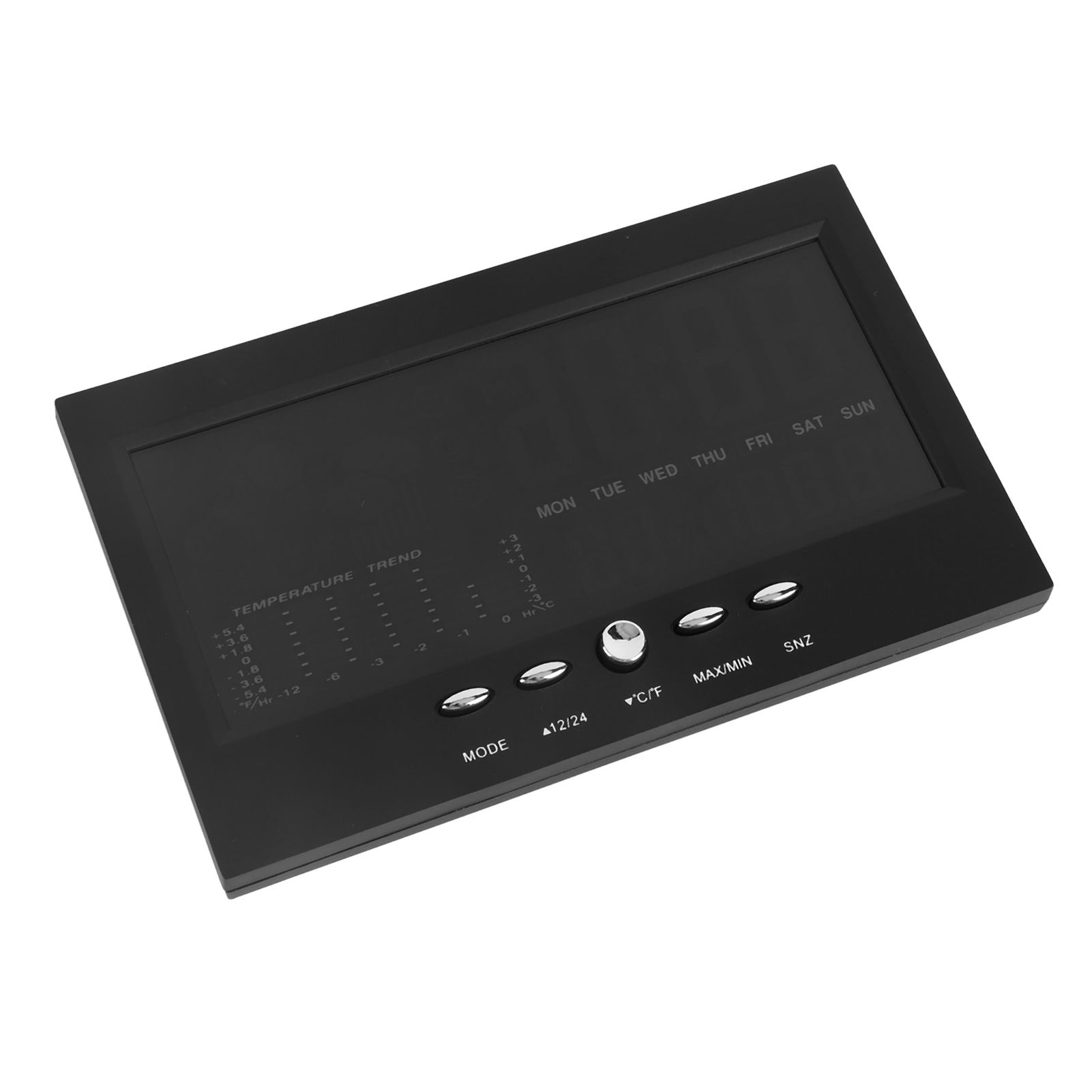 Weather Forecast Clock ABS LED Color Screen Multifunctional Temperature view 13