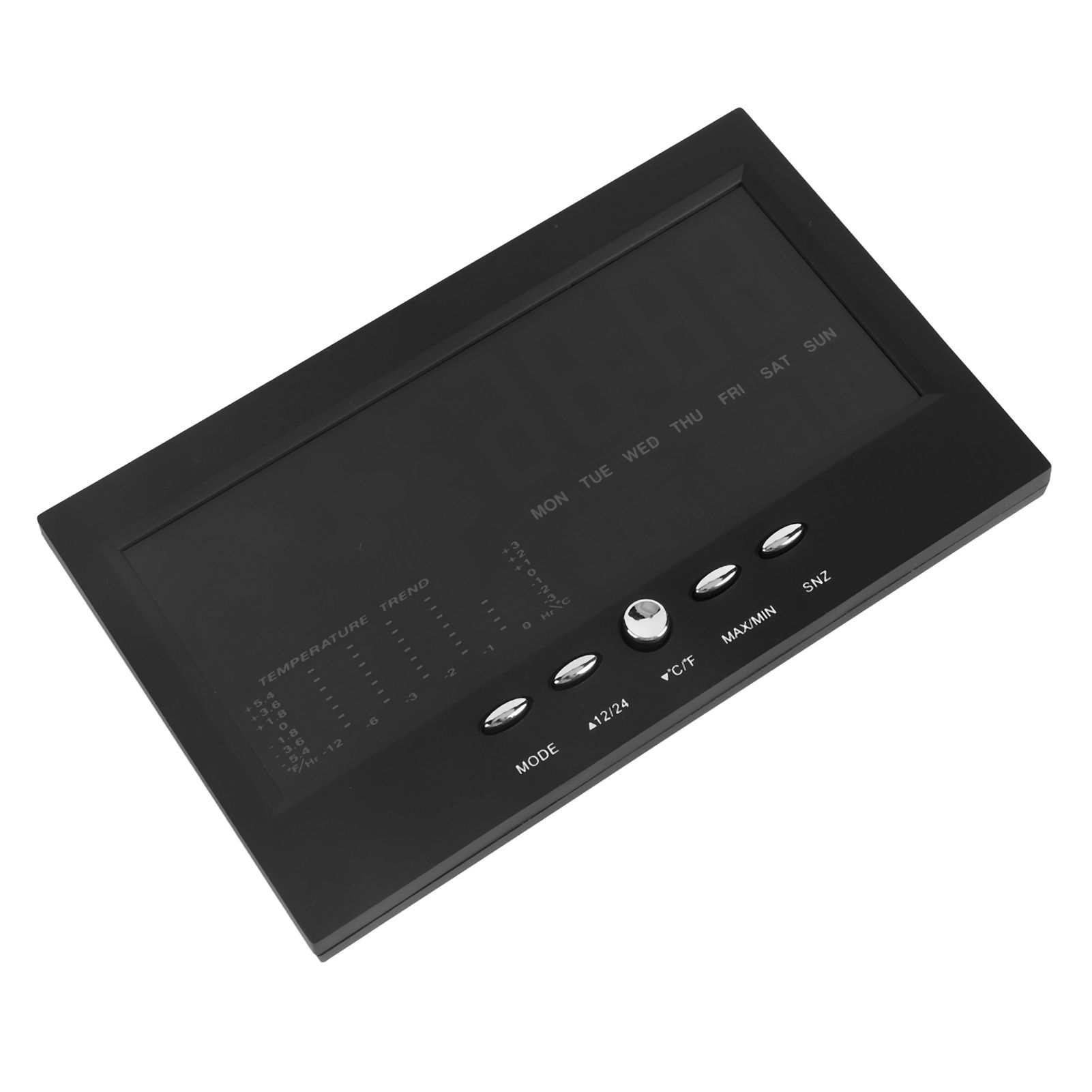 Weather Forecast Clock ABS LED Color Screen Multifunctional Temperature view 14