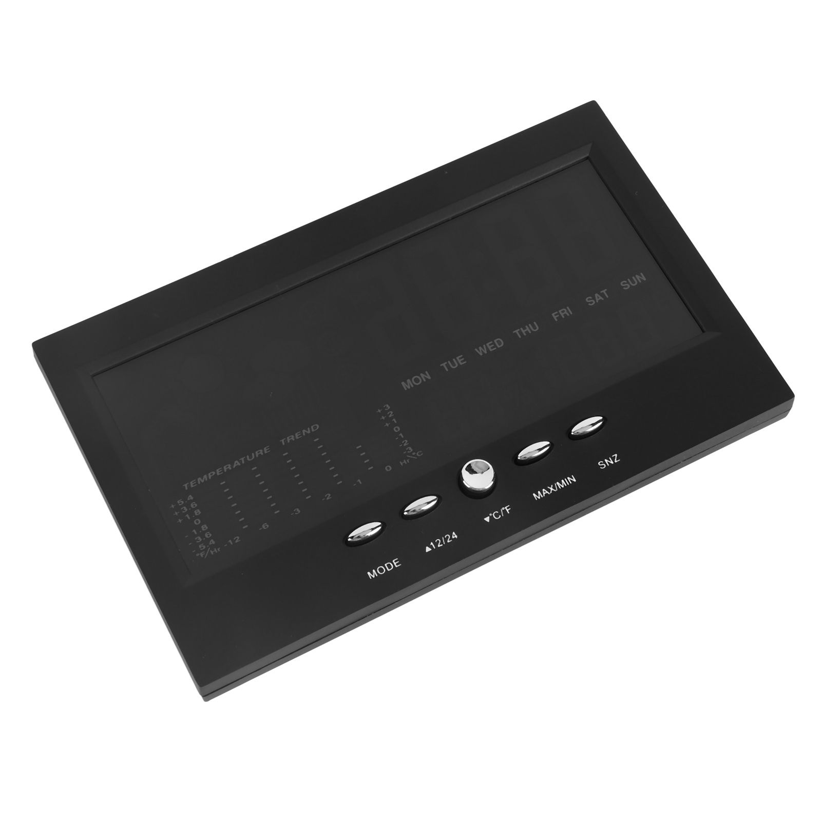 Weather Forecast Clock ABS LED Color Screen Multifunctional Temperature view 15