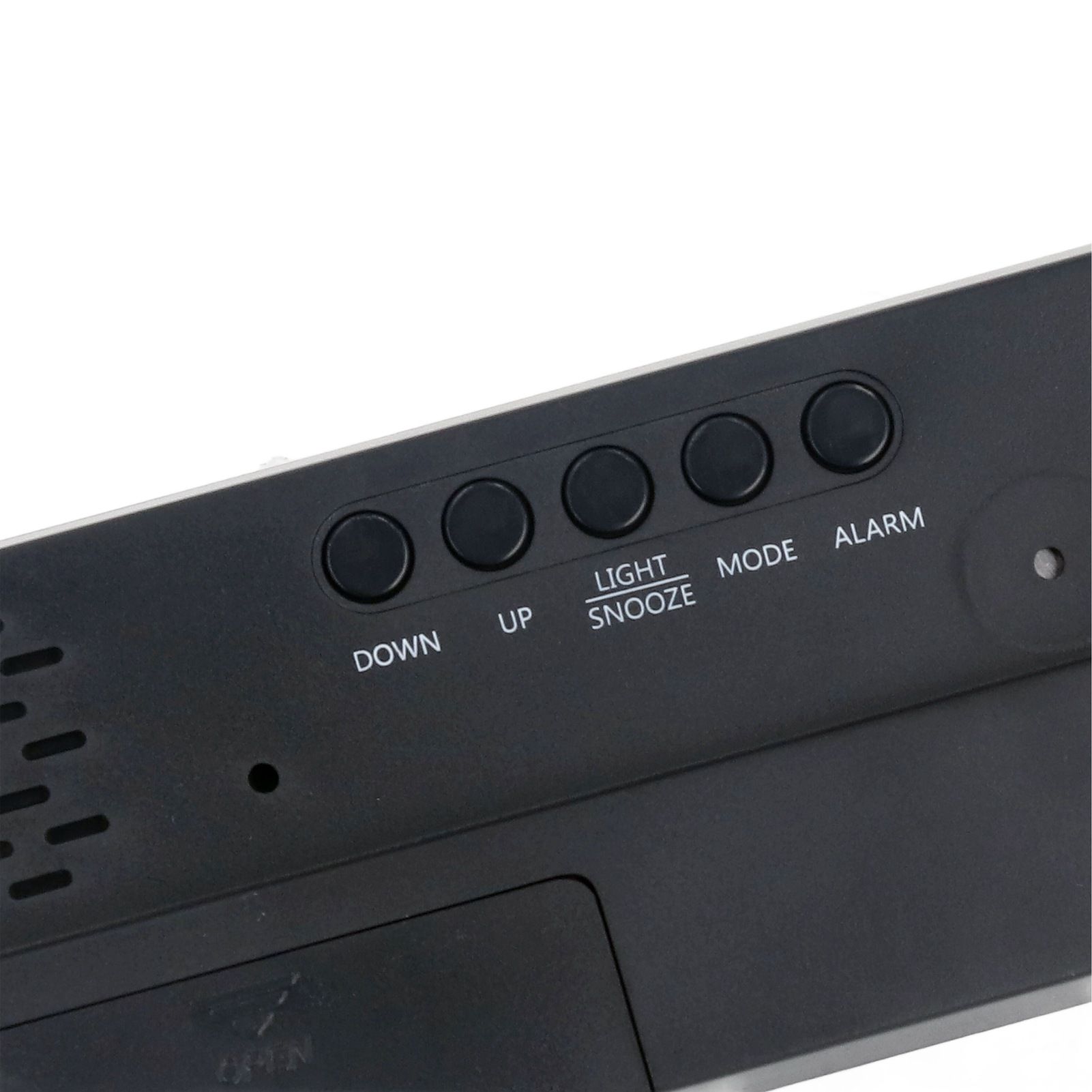 Colorful LED Digital Alarm Clock Large LED Screen Electronic Alarm Clock for view 15