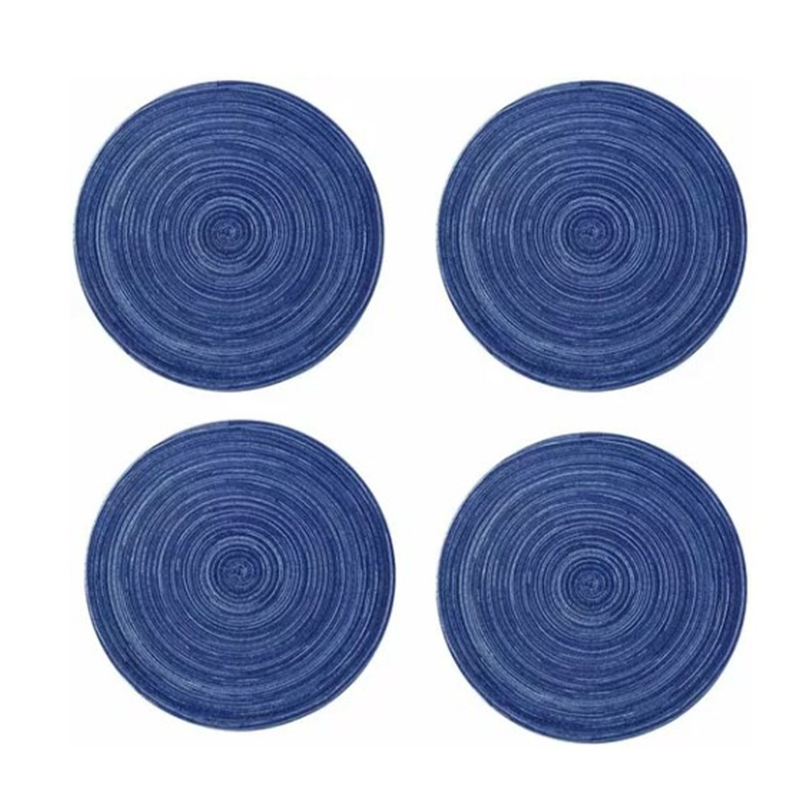 4Pcs Circular Cup Mat Braiding Heat Resistant Bowl Plate Mat Nordic Style view 4